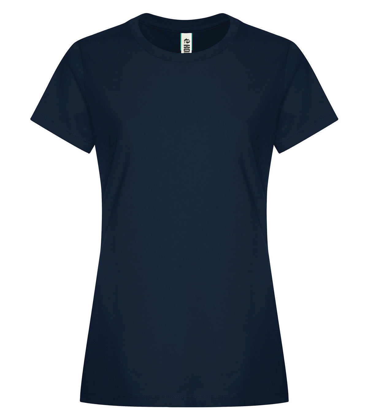 KOI KOI8070L, Element Ring Spun Cotton Ladies' Tee, Midnight Blue