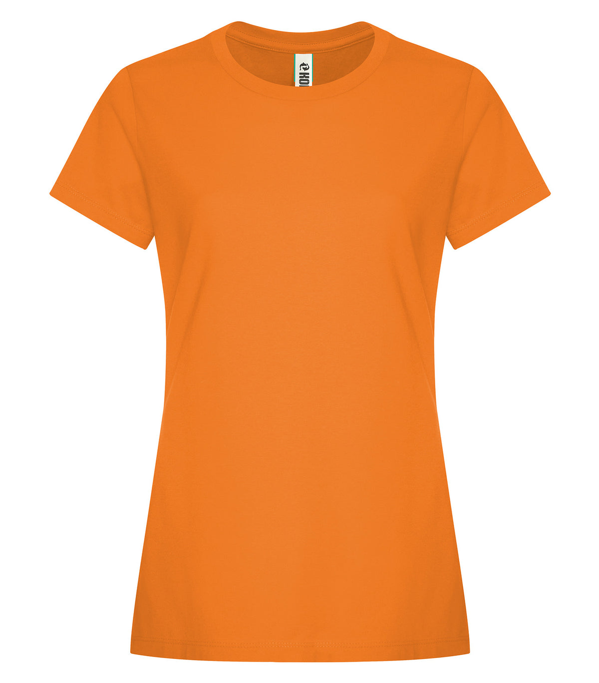KOI KOI8070L, Element Ring Spun Cotton Ladies' Tee, Orange Burst