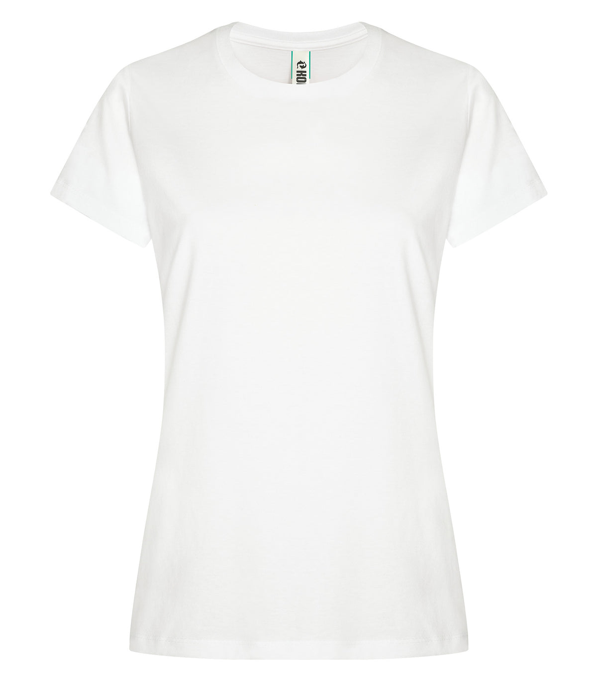 KOI KOI8070L, Element Ring Spun Cotton Ladies' Tee, White