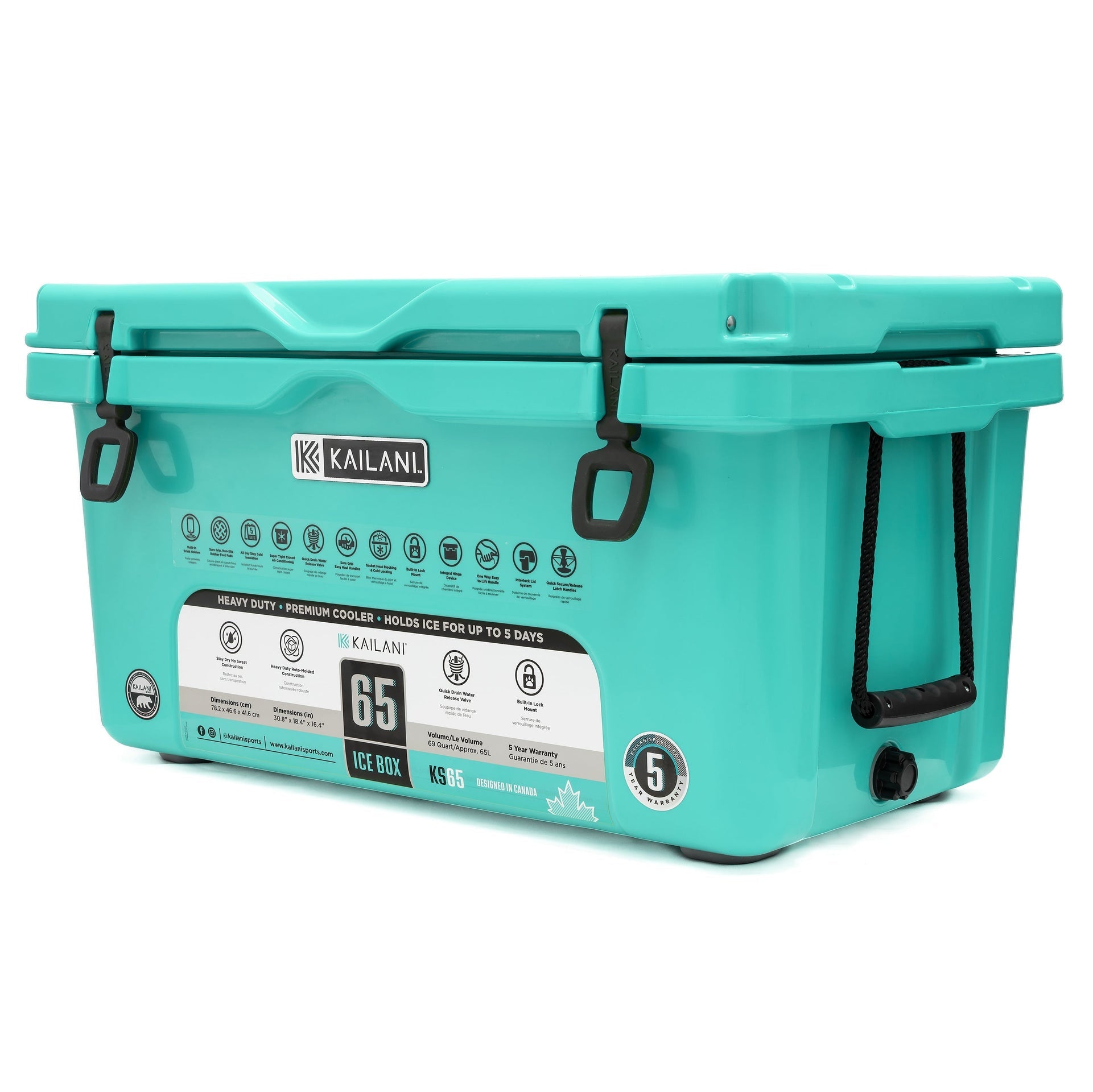 KS65 Cooler 116 Cans Holds 65 Cans KAILANI