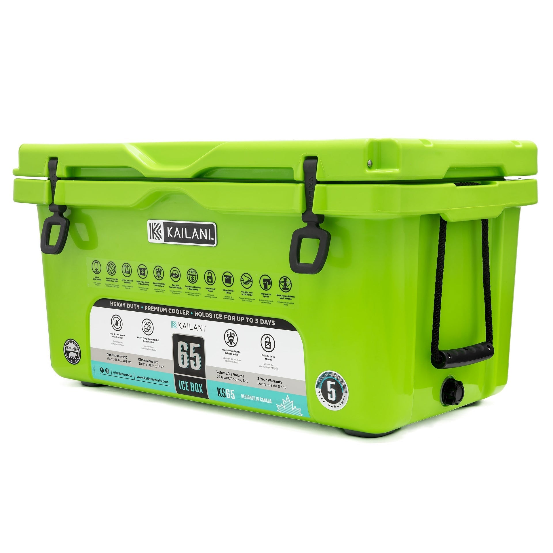 KS65 Cooler 116 Cans Holds 65 Cans KAILANI