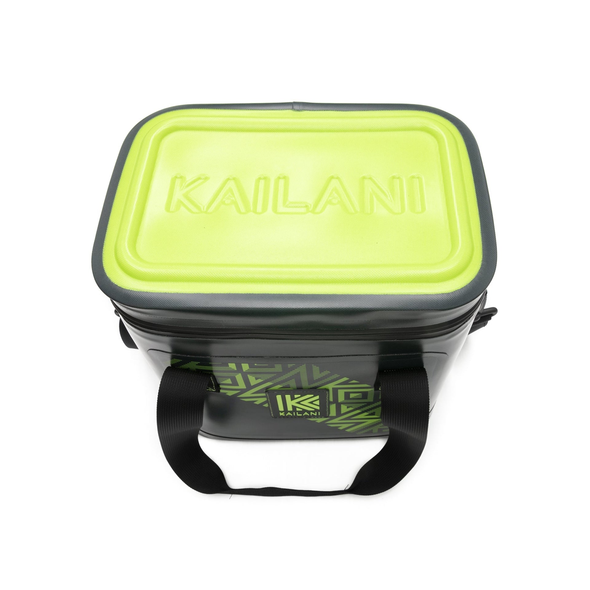 KUKUI 10 Can Soft Cooler Gray/Lime FULL MSRP Premium Soft Coolers