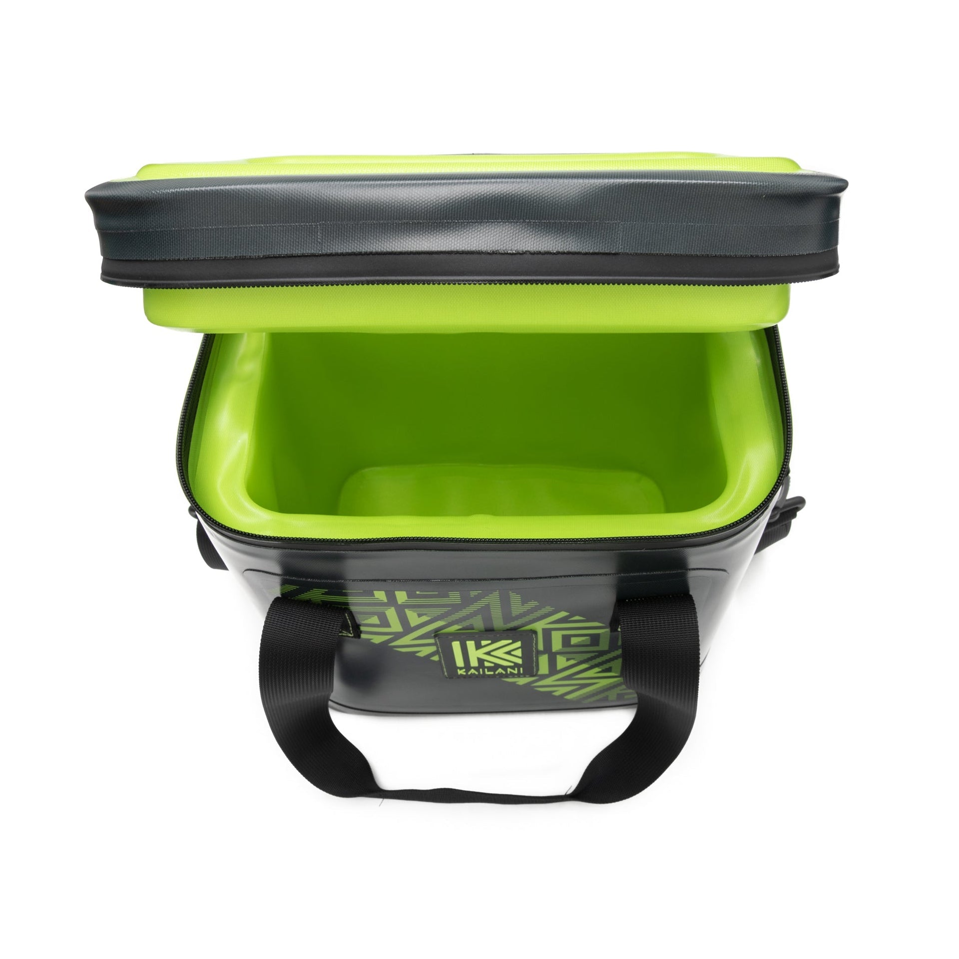 KUKUI 10 Can Soft Cooler Gray/Lime FULL MSRP Premium Soft Coolers