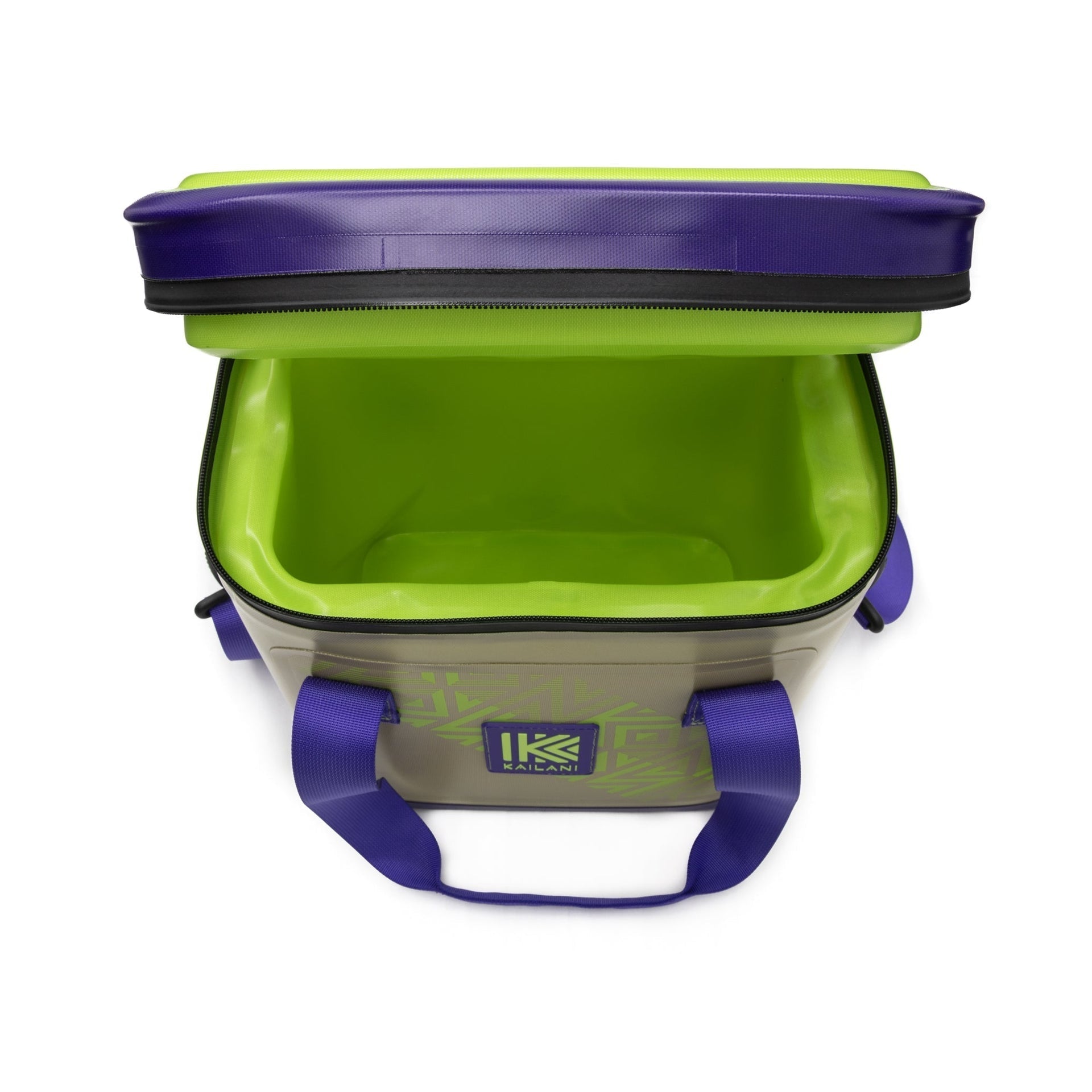 KUKUI 10 Can Soft Cooler Tan/Purple FULL MSRP Premium Soft Coolers