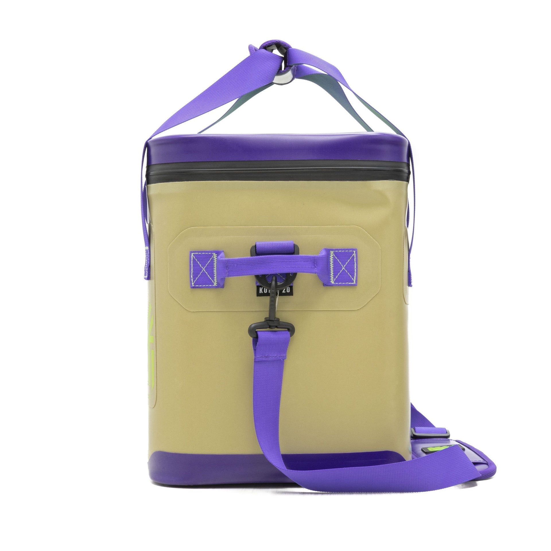 KUKUI 20 Can Soft Cooler Tan/Purple FULL MSRP Premium Soft Coolers