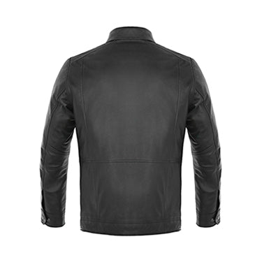 L00497 - Frankfurt - Men's Lamb Leather Insulated Jacket 497 adult black Genuine Leather leather mens