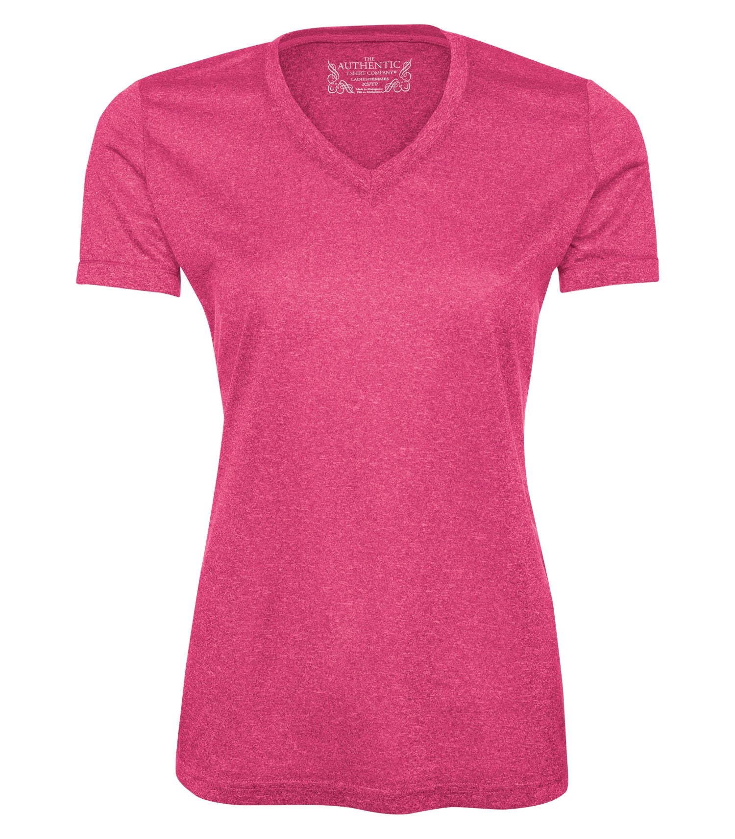ATC - ATC™ PRO TEAM HEATHER ProFORMANCE V-NECK LADIES' TEE. - L3517 Raspberry Heather ATC L3517