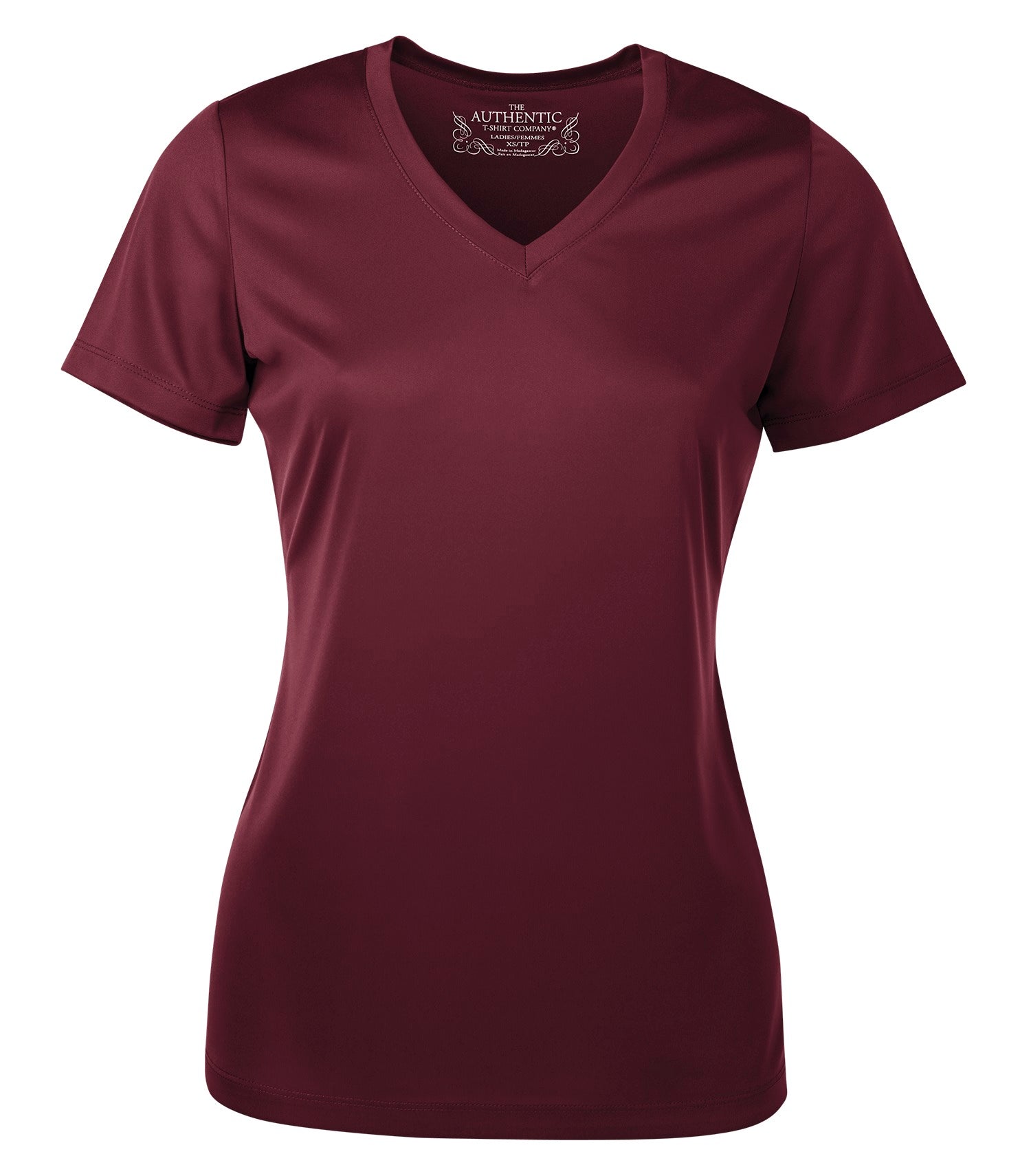 ATC - ATC™ PRO TEAM SHORT SLEEVE V-NECK LADIES' TEE. - L3520 Maroon ATC L3520