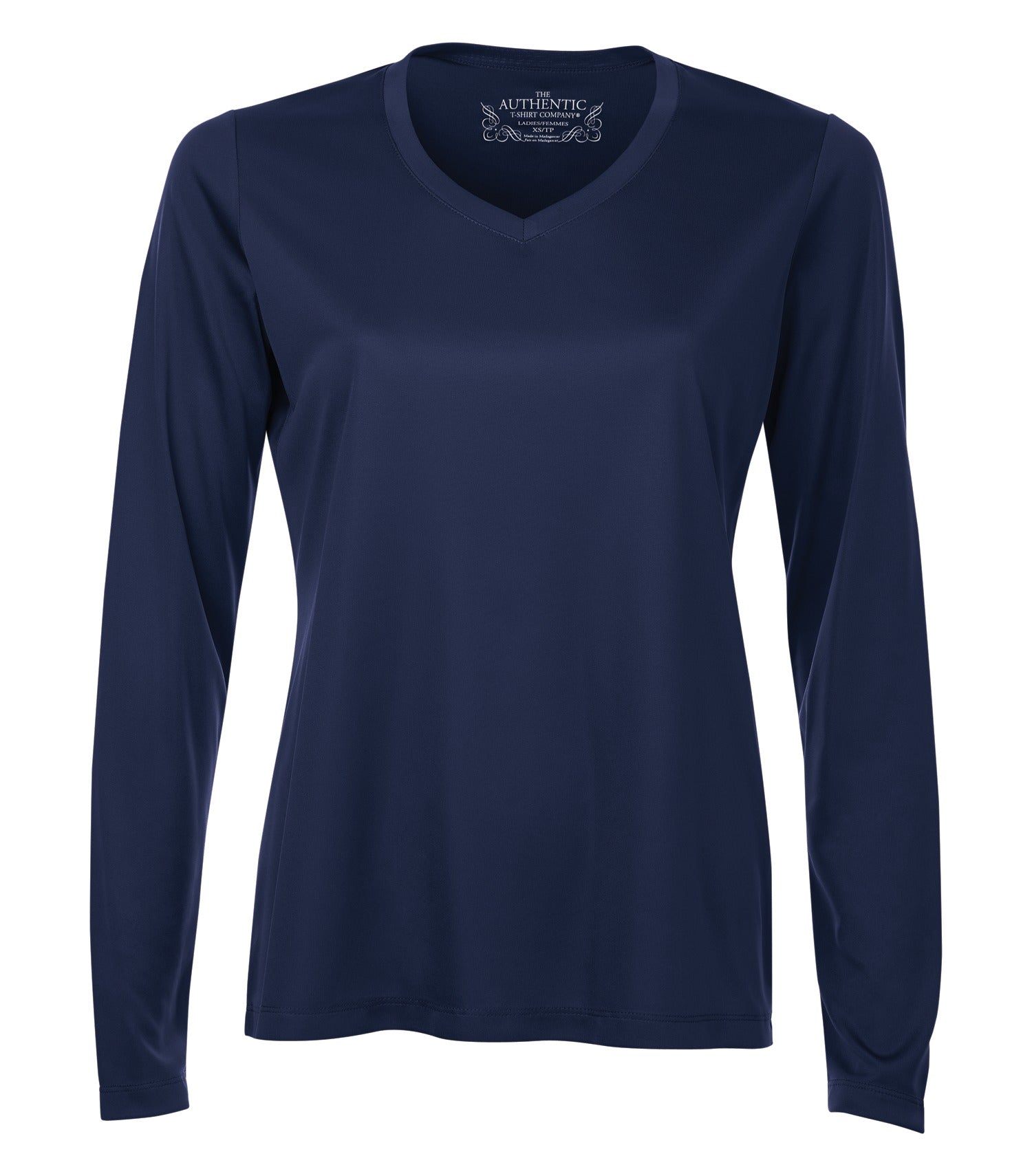 ATC - ATC™ PRO TEAM LONG SLEEVE V-NECK LADIES' TEE. - L3520LS True Navy ATC L3520LS