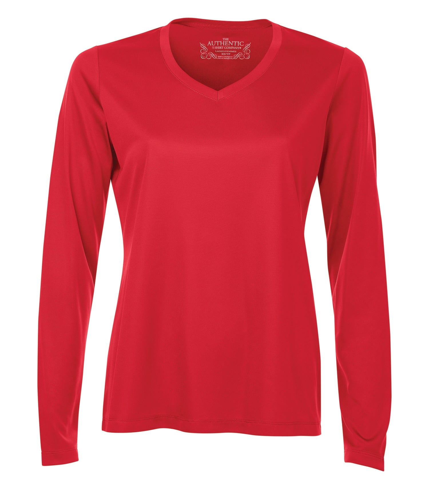 ATC - ATC™ PRO TEAM LONG SLEEVE V-NECK LADIES' TEE. - L3520LS True Red ATC L3520LS