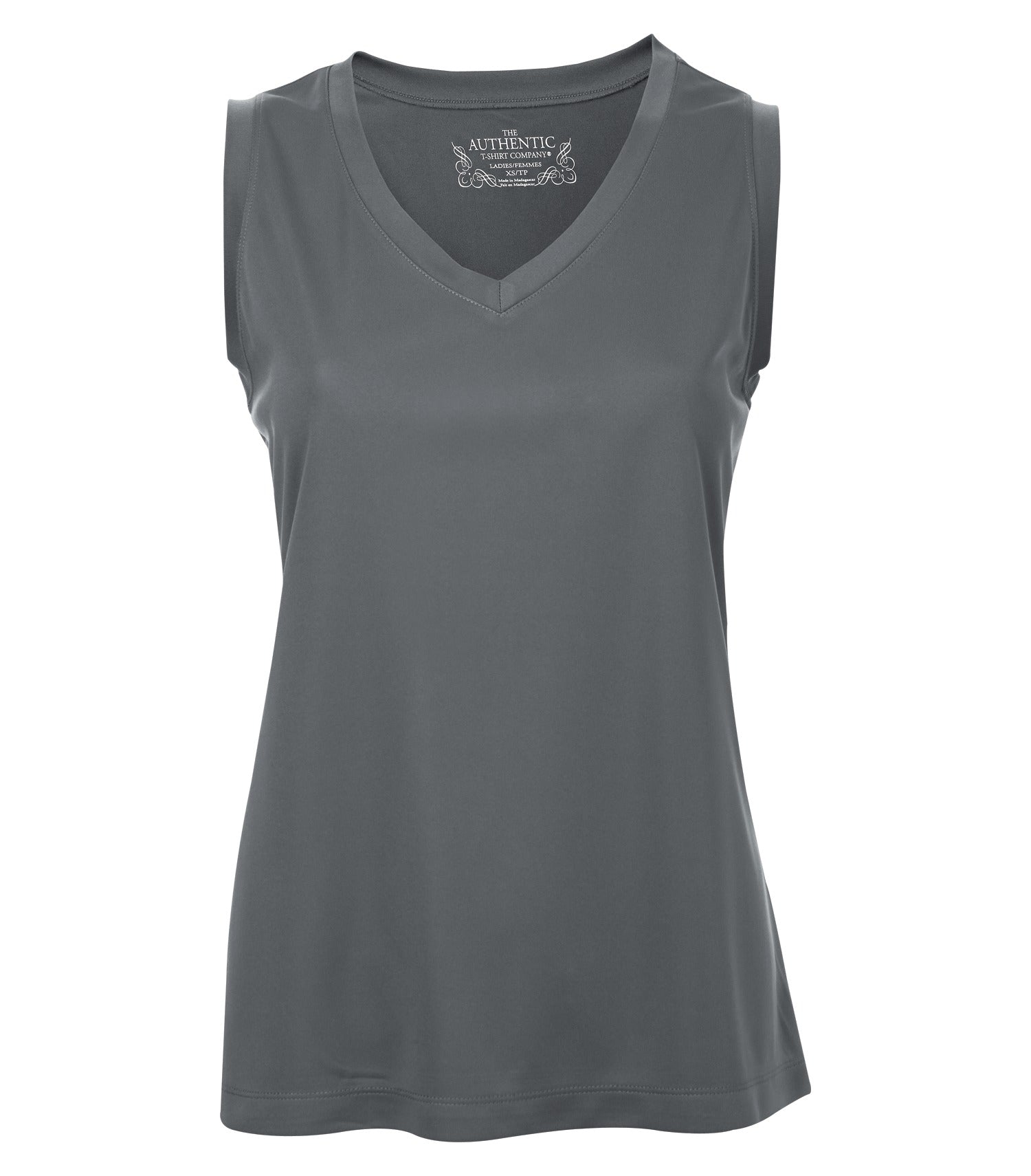 ATC - ATC™ PRO TEAM SLEEVELESS V-NECK LADIES' TEE. - L3527 Coal Grey ATC L3527