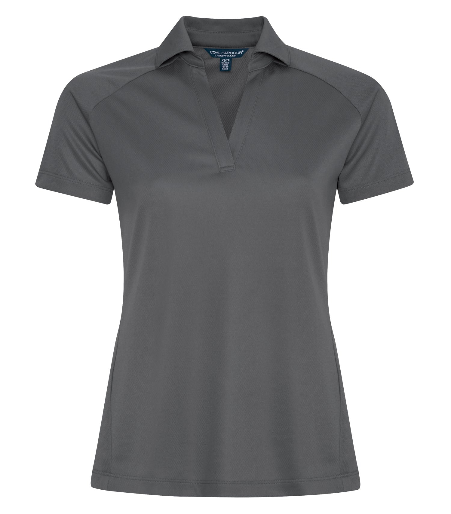 CoalHarbour - COAL HARBOUR&reg; TECH MESH SNAG RESISTANT LADIES' POLO. - L3561 Dark Grey CoalHarbour L3561