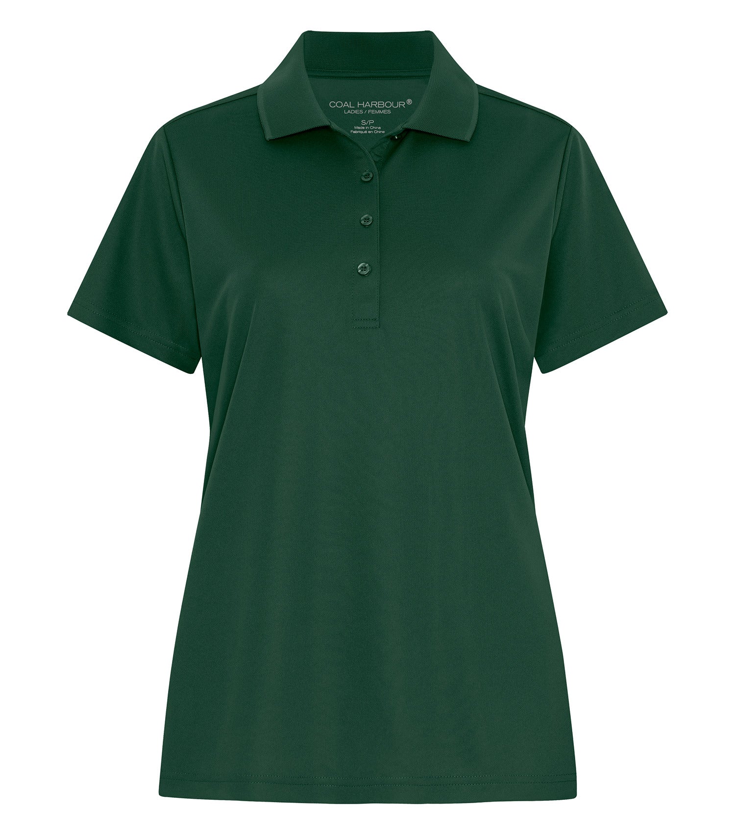 CoalHarbour - COAL HARBOUR&reg; EVERYDAY SNAG RESISTANT LADIES’ POLO. - L365 Forest Green CoalHarbour L365