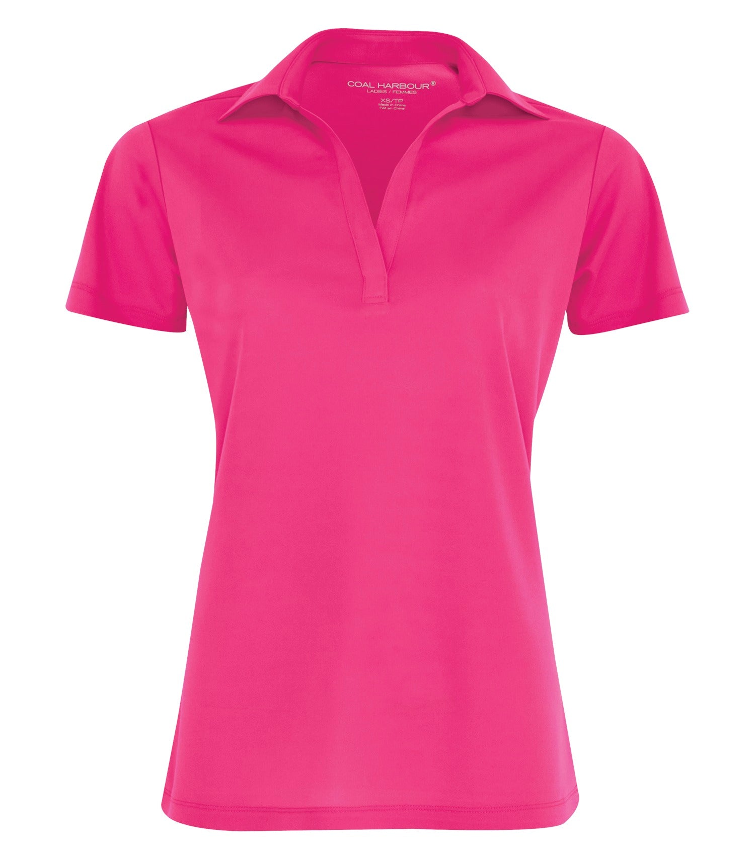 CoalHarbour - COAL HARBOUR® EVERYDAY LADIES' POLO. - L4007 Pink Raspberry CoalHarbour L4007
