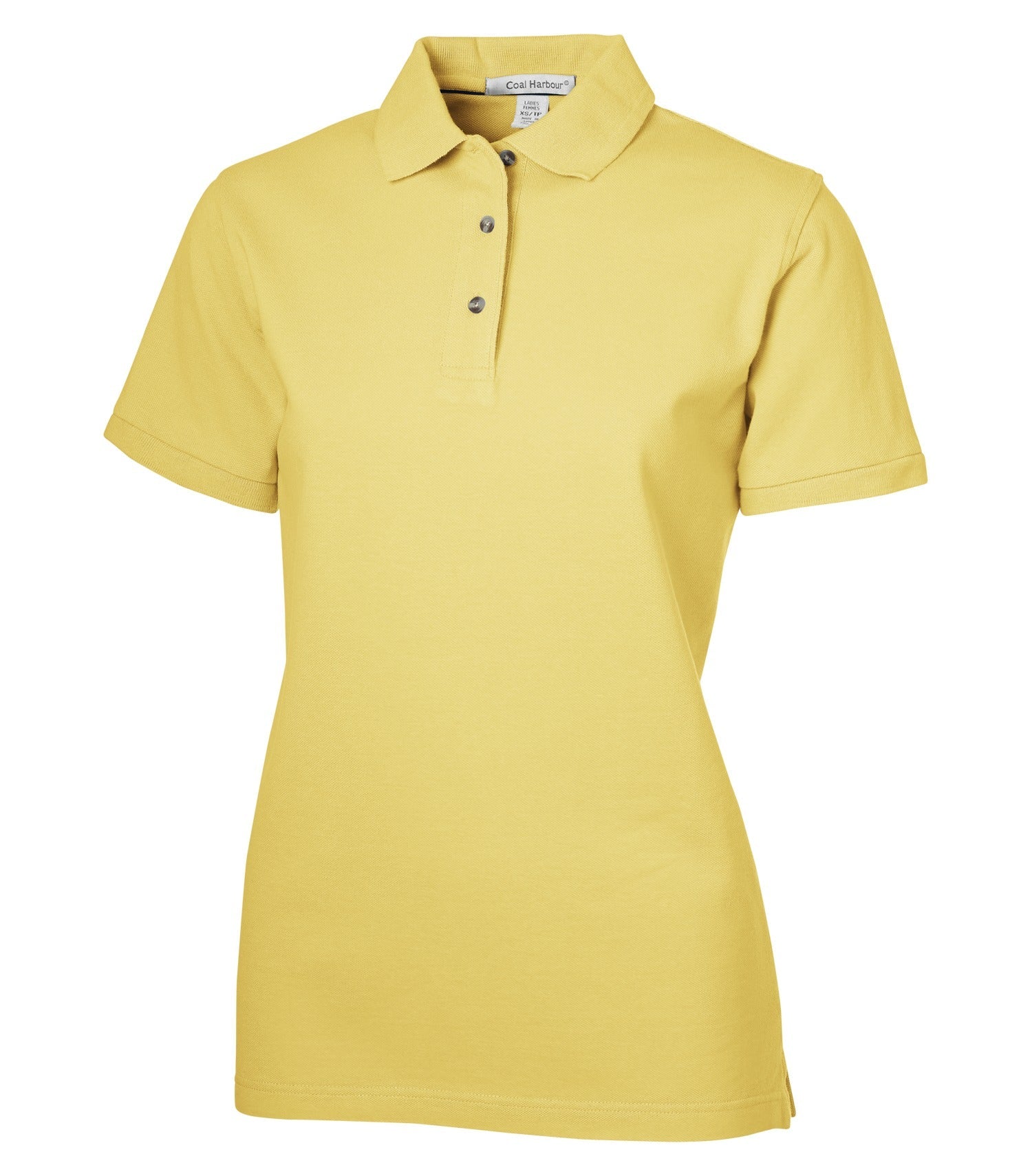CoalHarbour - DISCONTINUED COAL HARBOUR® CLASSIC PIQUE LADIES' POLO. - L400 Banana CoalHarbour L400
