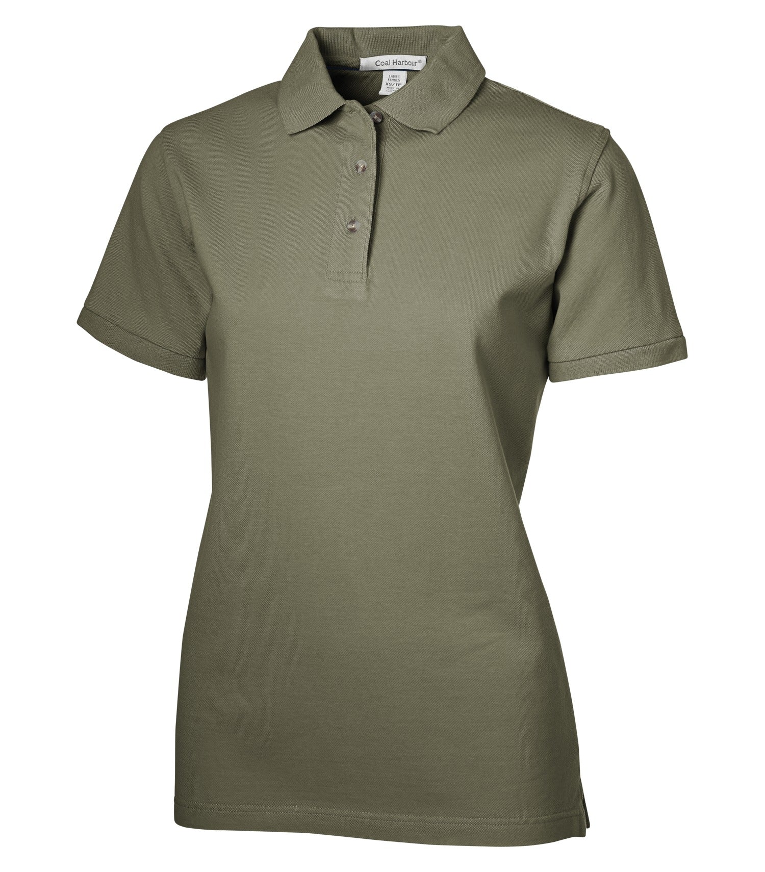 CoalHarbour - DISCONTINUED COAL HARBOUR® CLASSIC PIQUE LADIES' POLO. - L400 Faded Olive CoalHarbour L400