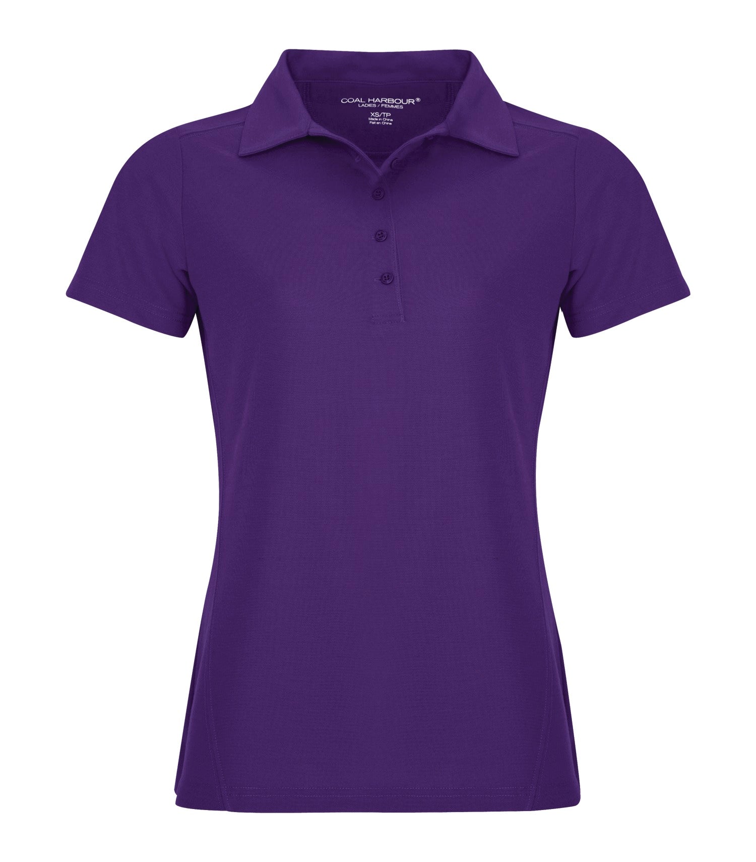 CoalHarbour - DISCONTINUED COAL HARBOUR® C-SPUN PIQUE LADIES' POLO. - L4011 Deep Purple CoalHarbour L4011