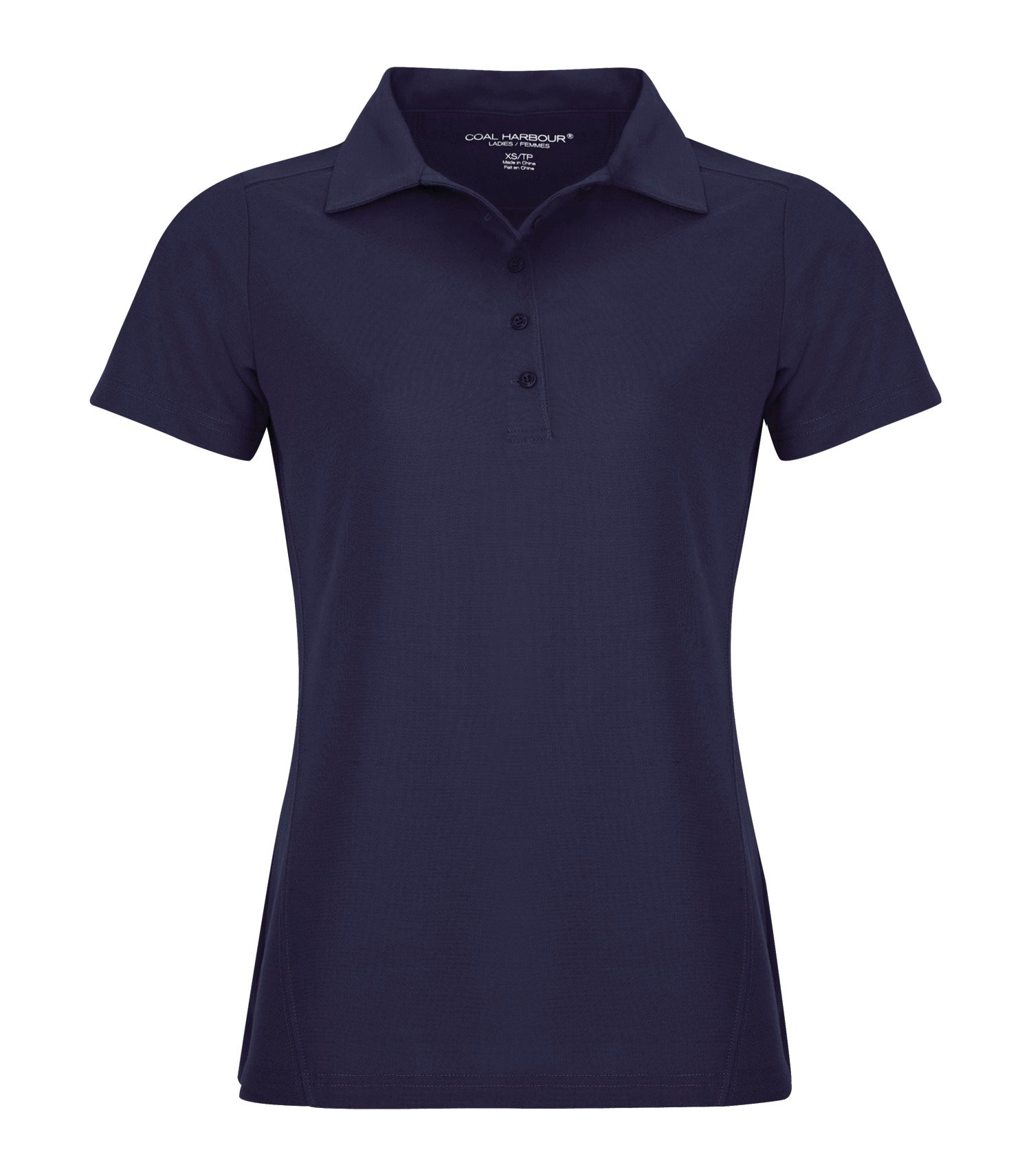 CoalHarbour - DISCONTINUED COAL HARBOUR® C-SPUN PIQUE LADIES' POLO. - L4011 Navy CoalHarbour L4011