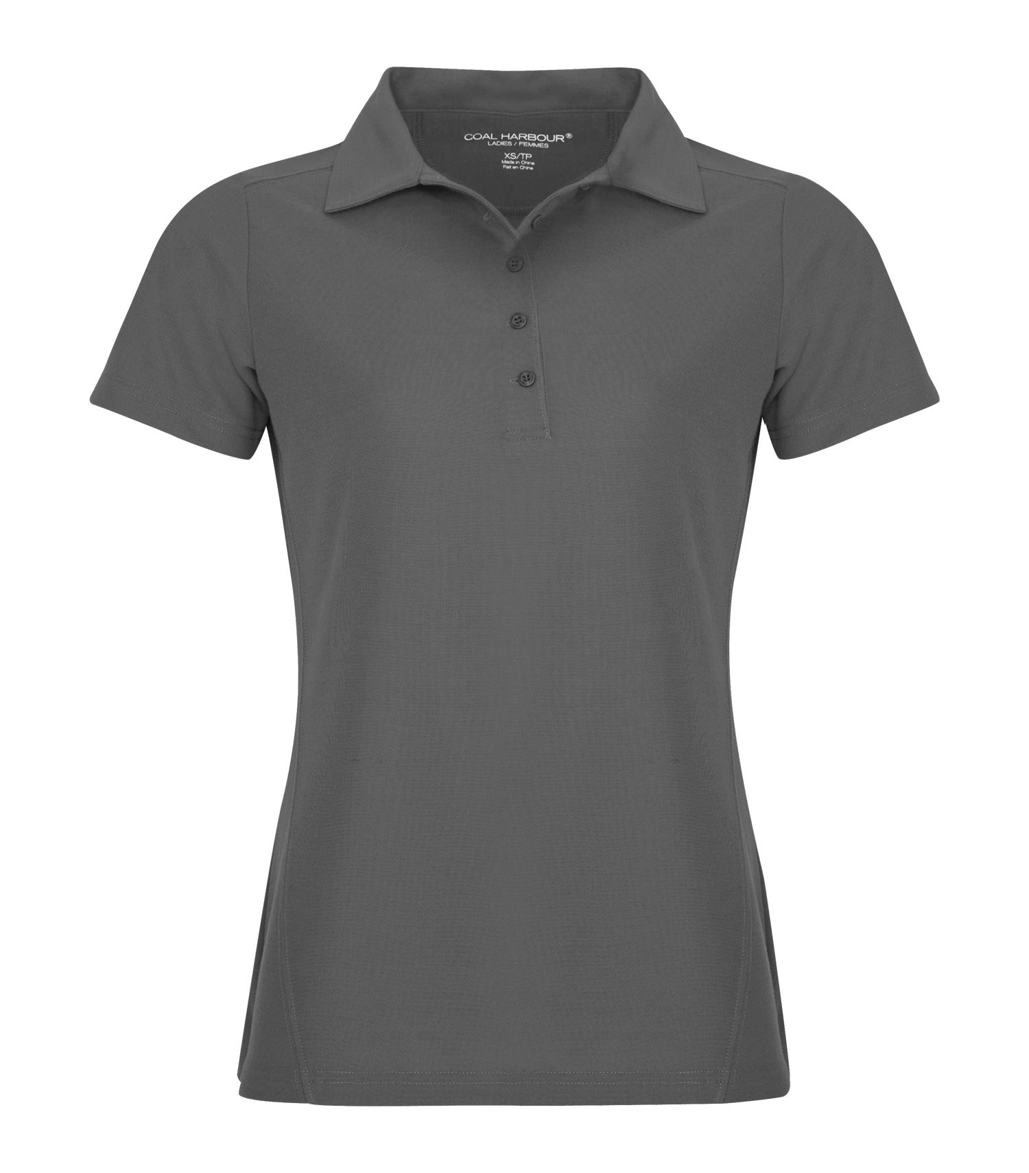 CoalHarbour - DISCONTINUED COAL HARBOUR® C-SPUN PIQUE LADIES' POLO. - L4011 Steel Grey CoalHarbour L4011
