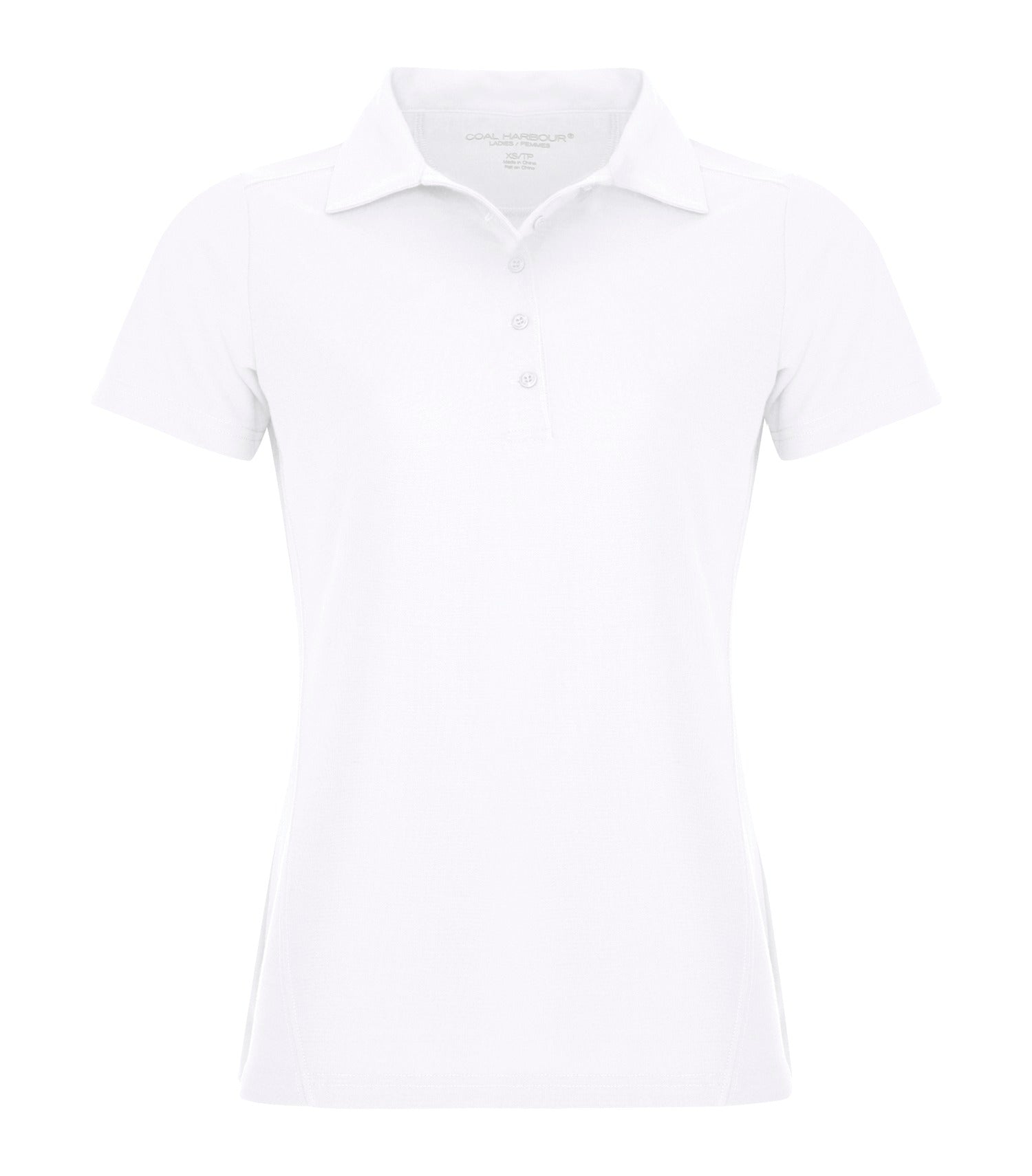 CoalHarbour - DISCONTINUED COAL HARBOUR® C-SPUN PIQUE LADIES' POLO. - L4011 White CoalHarbour L4011