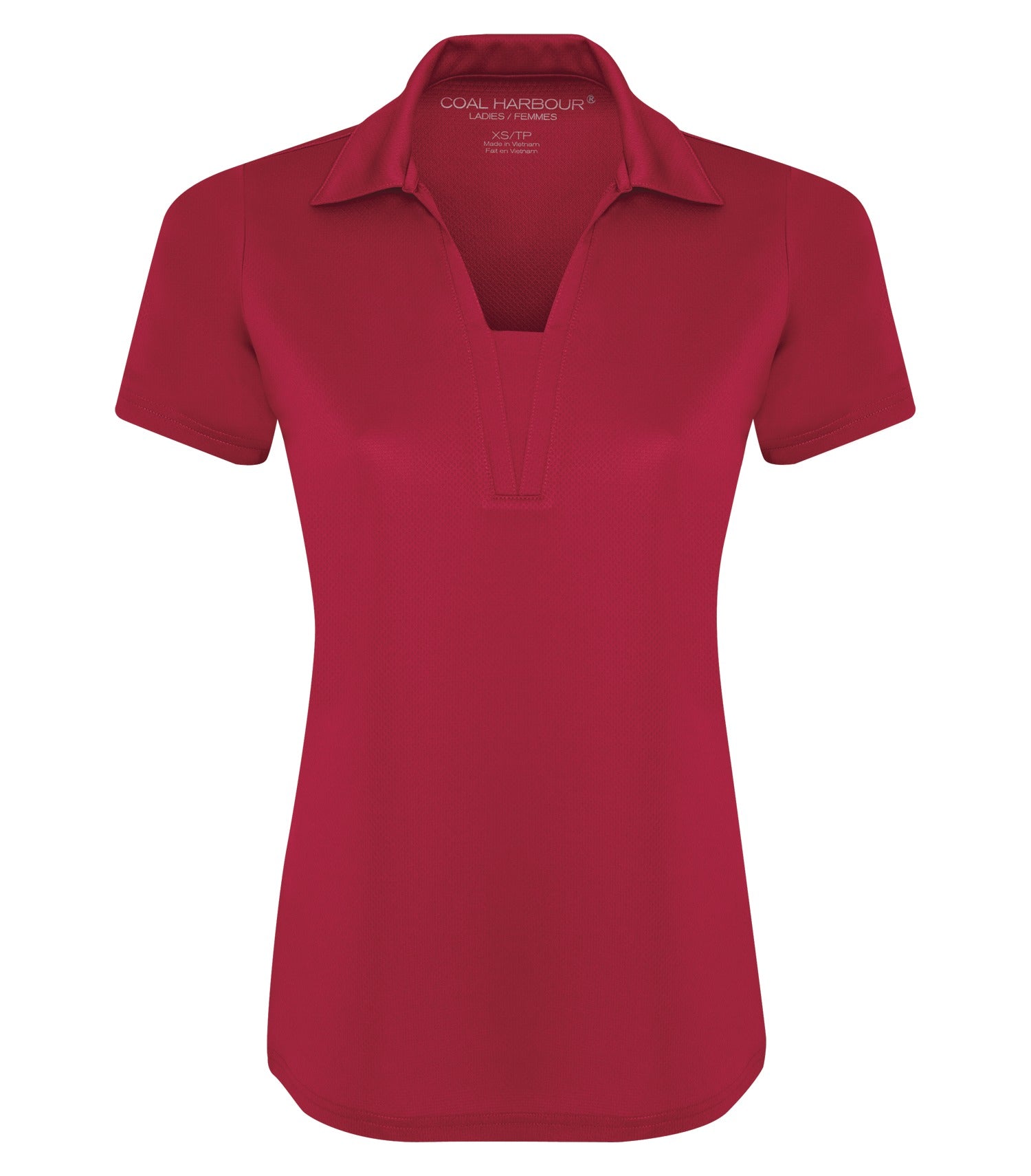 CoalHarbour - COAL HARBOUR® CITY TECH SNAG RESISTANT LADIES' POLO. - L4015 Rich Red CoalHarbour L4015