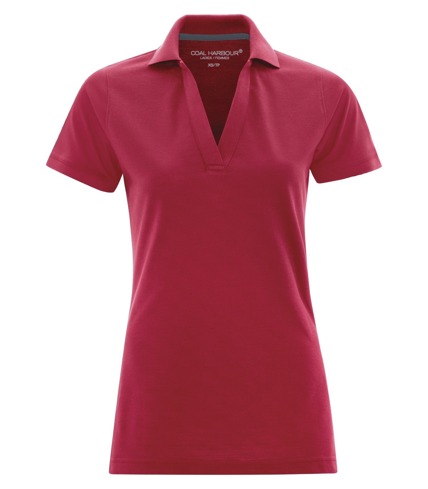 CoalHarbour - DISCONTINUED COAL HARBOUR® COMFORT PIQUE SOIL RELEASE LADIES' POLO. - L4022 Red CoalHarbour L4022