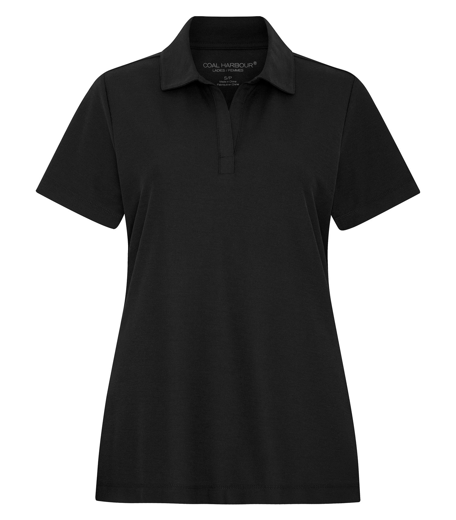 CoalHarbour - COAL HARBOUR&reg; EVERYDAY BLEND LADIES’ POLO. - L4046 Black CoalHarbour L4046