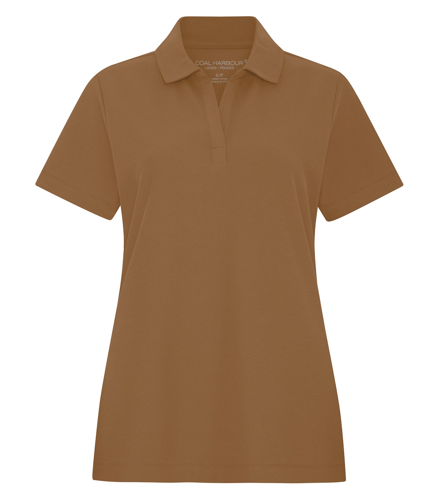 CoalHarbour - COAL HARBOUR&reg; EVERYDAY CVC LADIES’ POLO. - L4047 Duck Brown CoalHarbour L4047