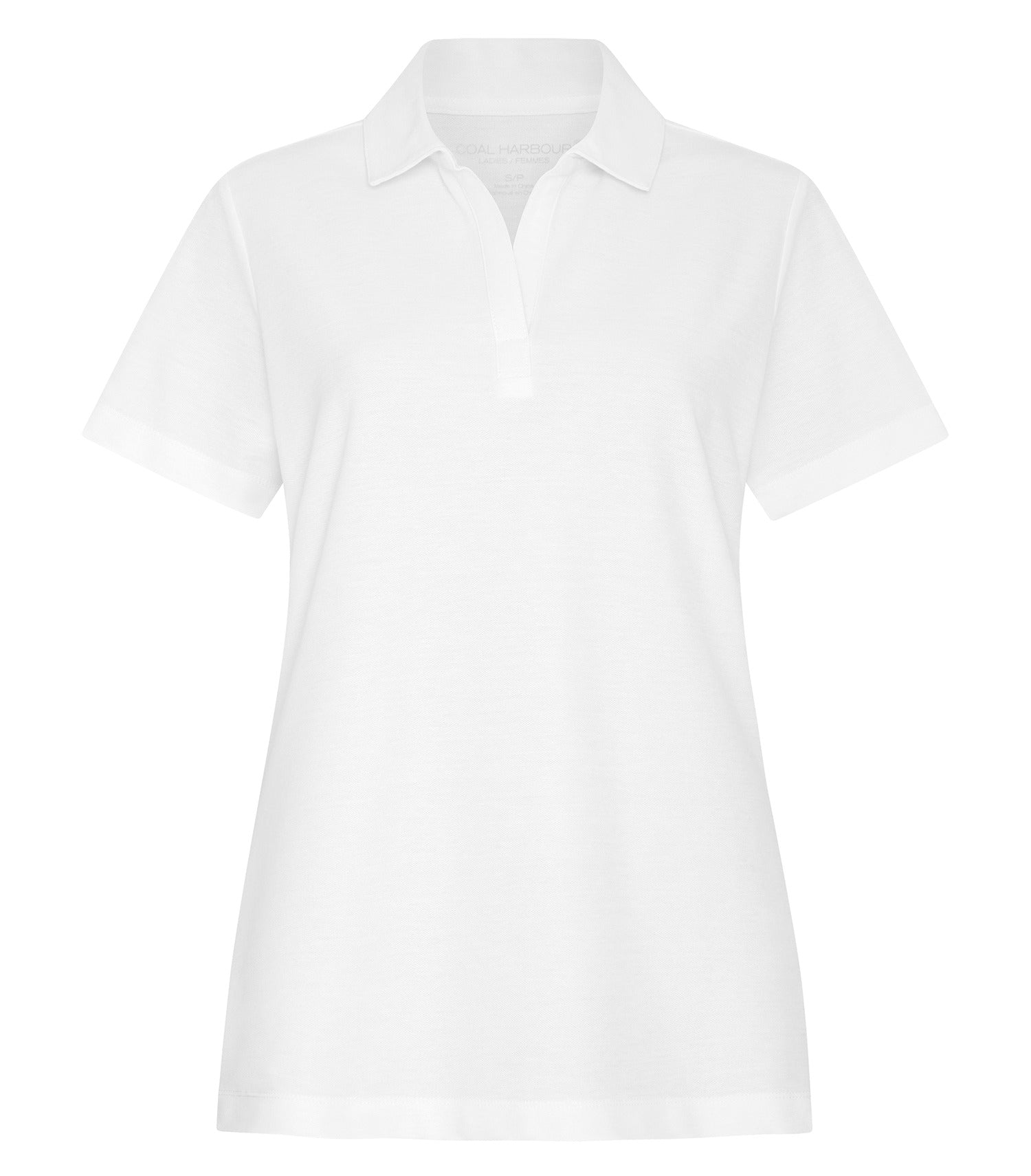 CoalHarbour - COAL HARBOUR&reg; EVERYDAY CVC LADIES’ POLO. - L4047 White CoalHarbour L4047