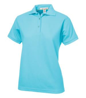 CoalHarbour - DISCONTINUED COAL HARBOUR® SILK TOUCH LADIES' POLO. - L430 Blue Surf CoalHarbour L430
