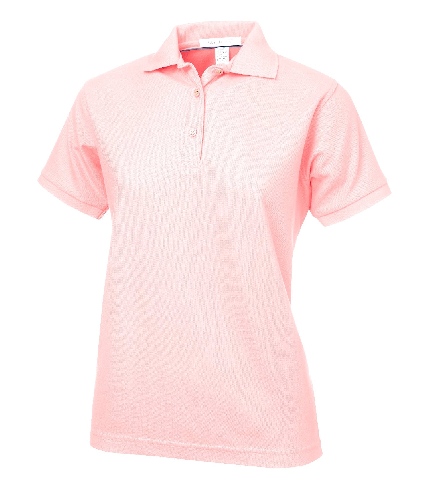 CoalHarbour - DISCONTINUED COAL HARBOUR® SILK TOUCH LADIES' POLO. - L430 Light Pink CoalHarbour L430