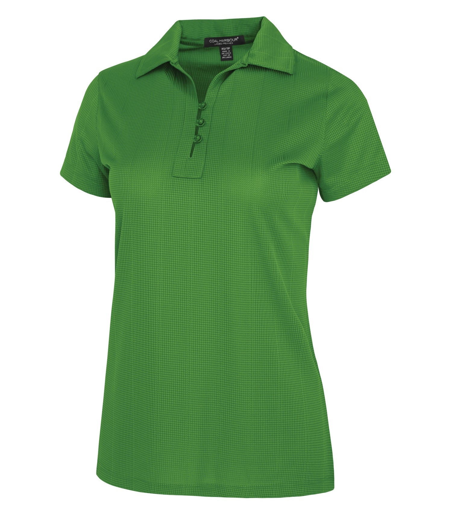 CoalHarbour - DISCONTINUED COAL HARBOUR® FINE JACQUARD LADIES' POLO. - L440 Vine Green CoalHarbour L440