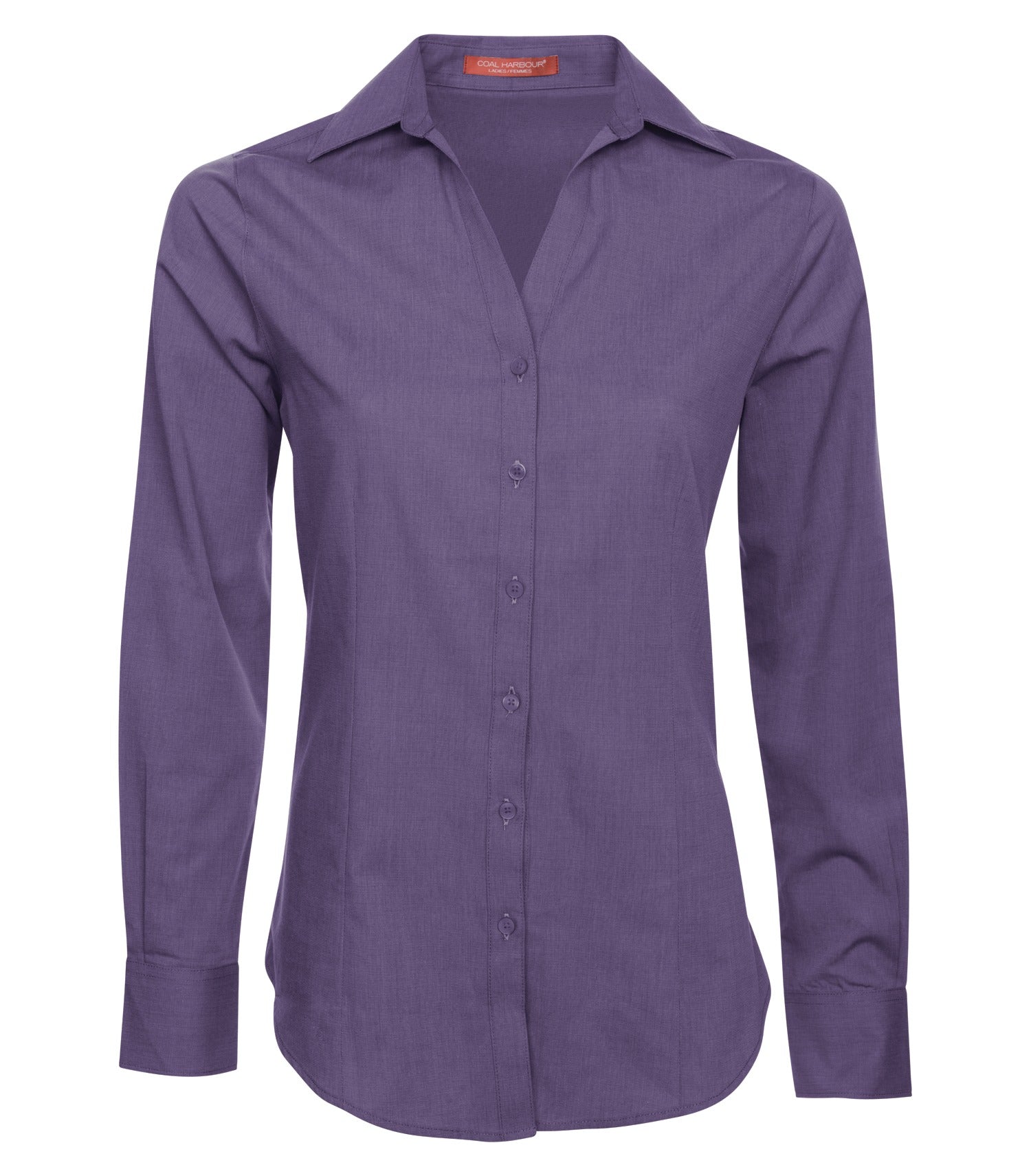 CoalHarbour - COAL HARBOUR® TEXTURED CROSSHATCH WOVEN LADIES' SHIRT. - L6004 Grape Harvest CoalHarbour L6004
