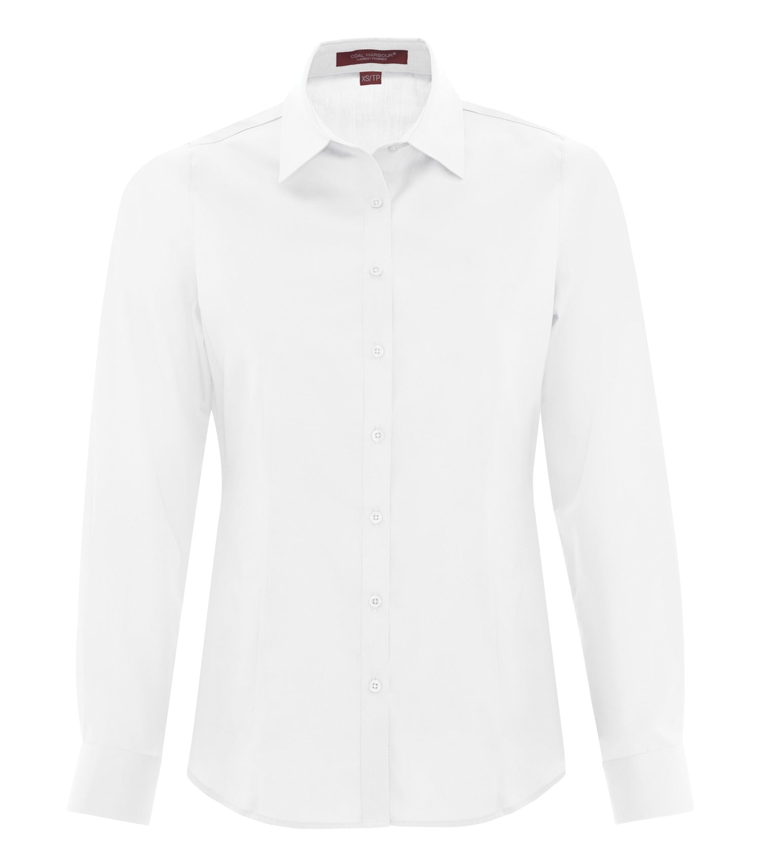CoalHarbour - COAL HARBOUR® EVERYDAY LONG SLEEVE WOVEN LADIES' SHIRT. - L6013 White CoalHarbour L6013