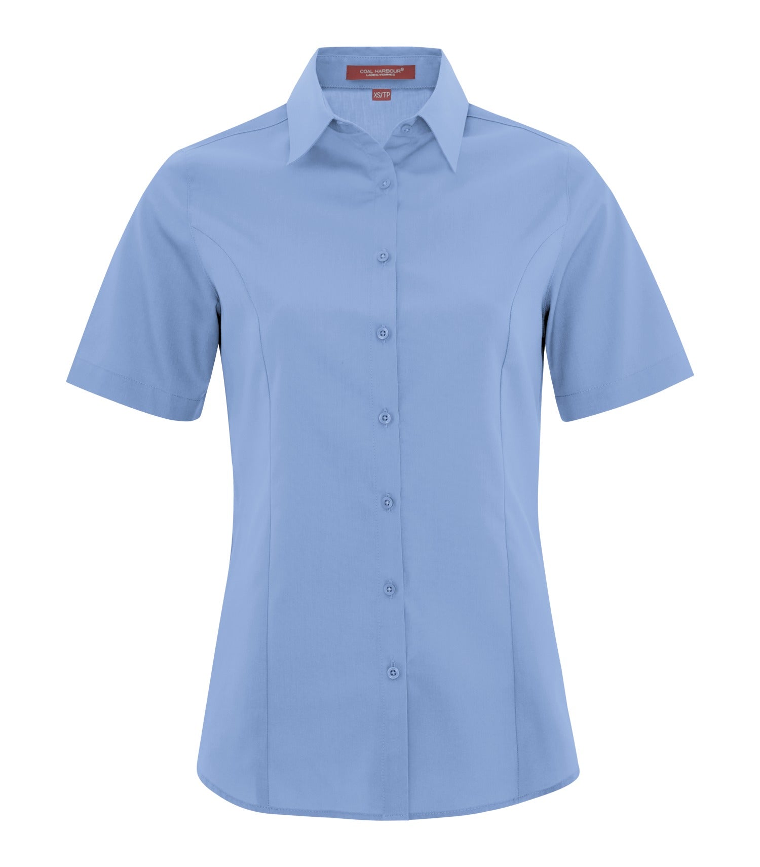 CoalHarbour - COAL HARBOUR® EVERYDAY SHORT SLEEVE WOVEN LADIES' SHIRT. - L6021 Blue Lake CoalHarbour L6021