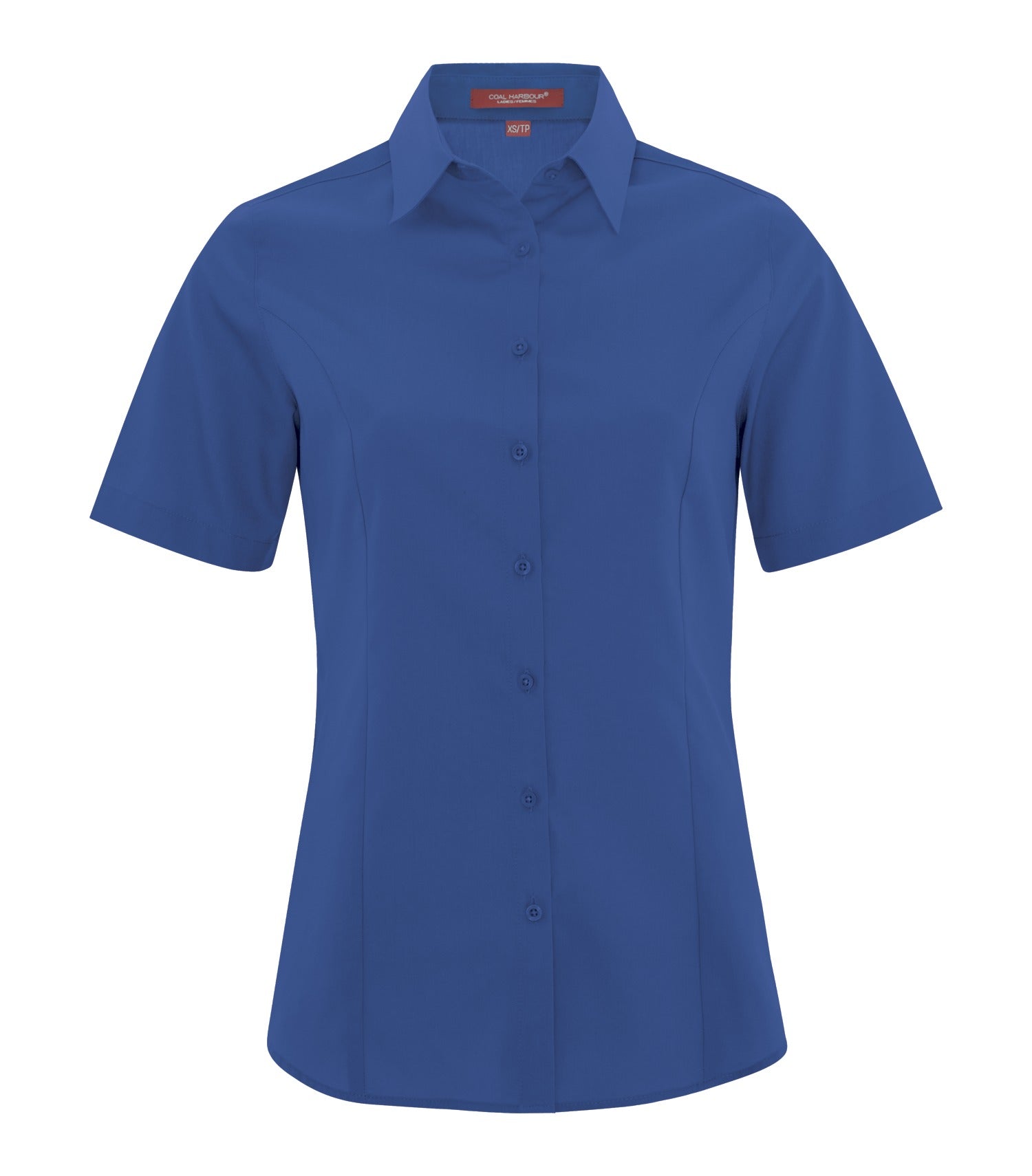CoalHarbour - COAL HARBOUR® EVERYDAY SHORT SLEEVE WOVEN LADIES' SHIRT. - L6021 True Royal CoalHarbour L6021