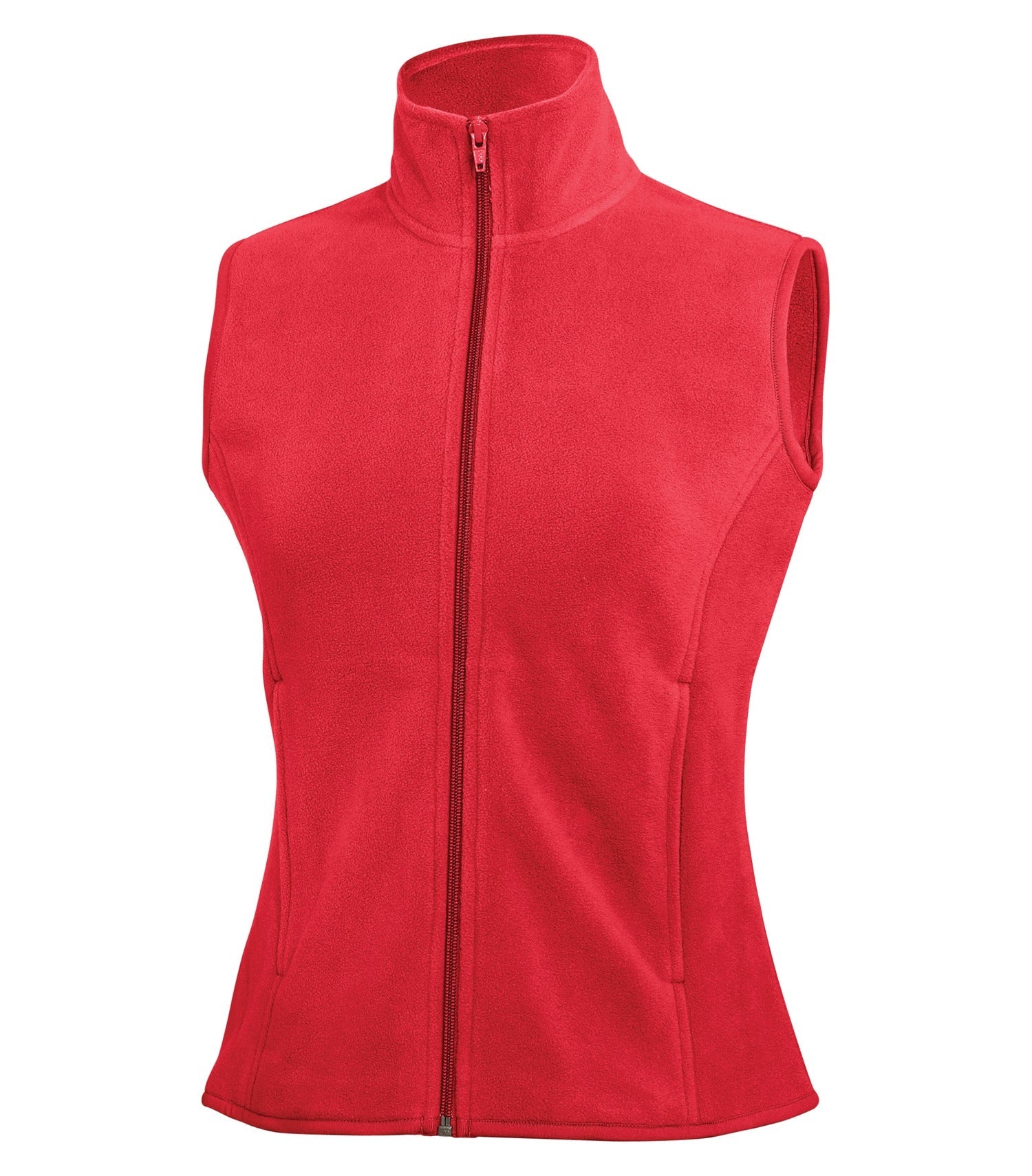 CoalHarbour - DISCONTINUED COAL HARBOUR® POLAR FLEECE LADIES' VEST. - L740 True Red CoalHarbour L740
