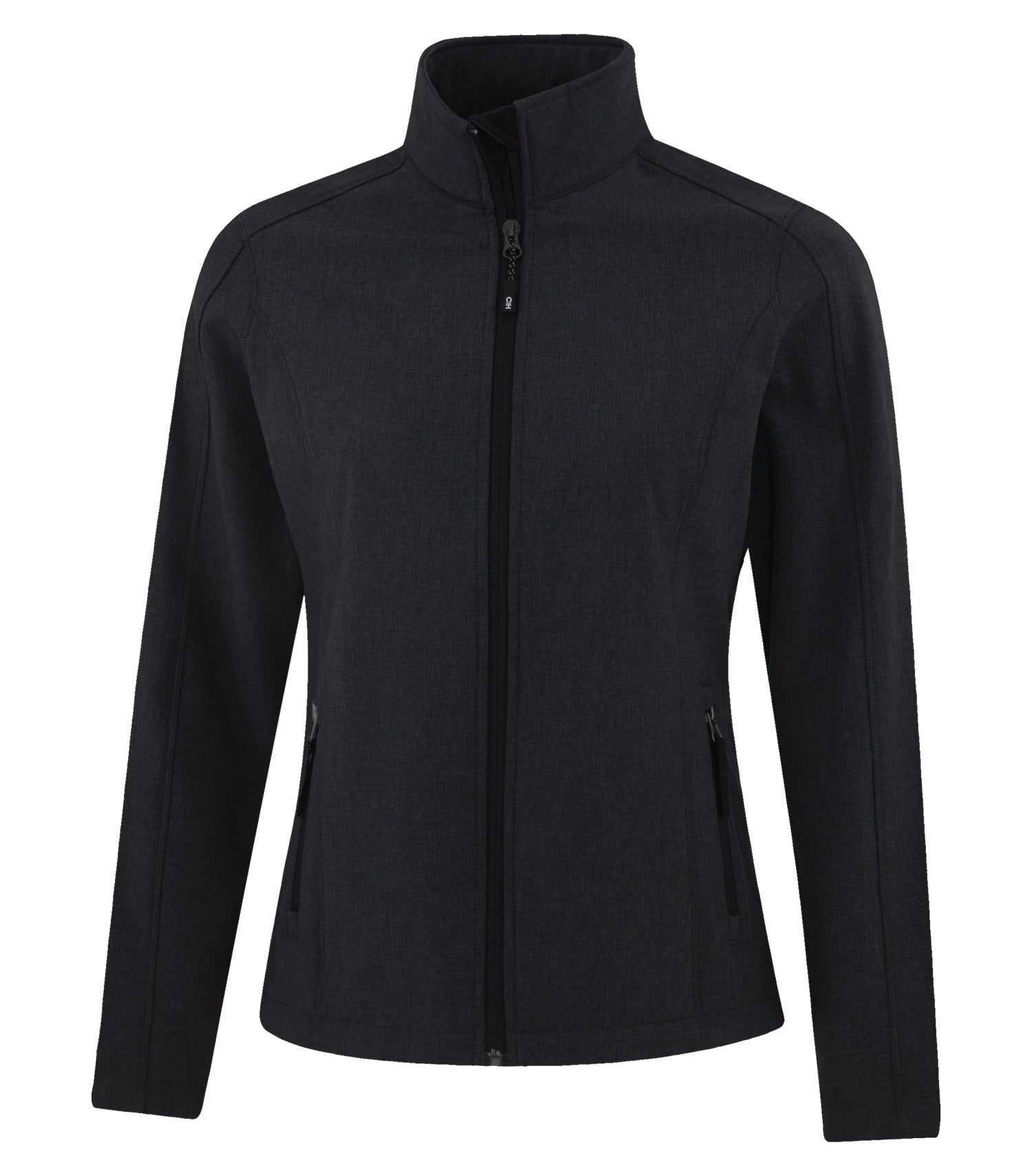 CoalHarbour - COAL HARBOUR® EVERYDAY WATER REPELLENT SOFT SHELL LADIES' JACKET. - L7603 Black Heather* CoalHarbour L7603