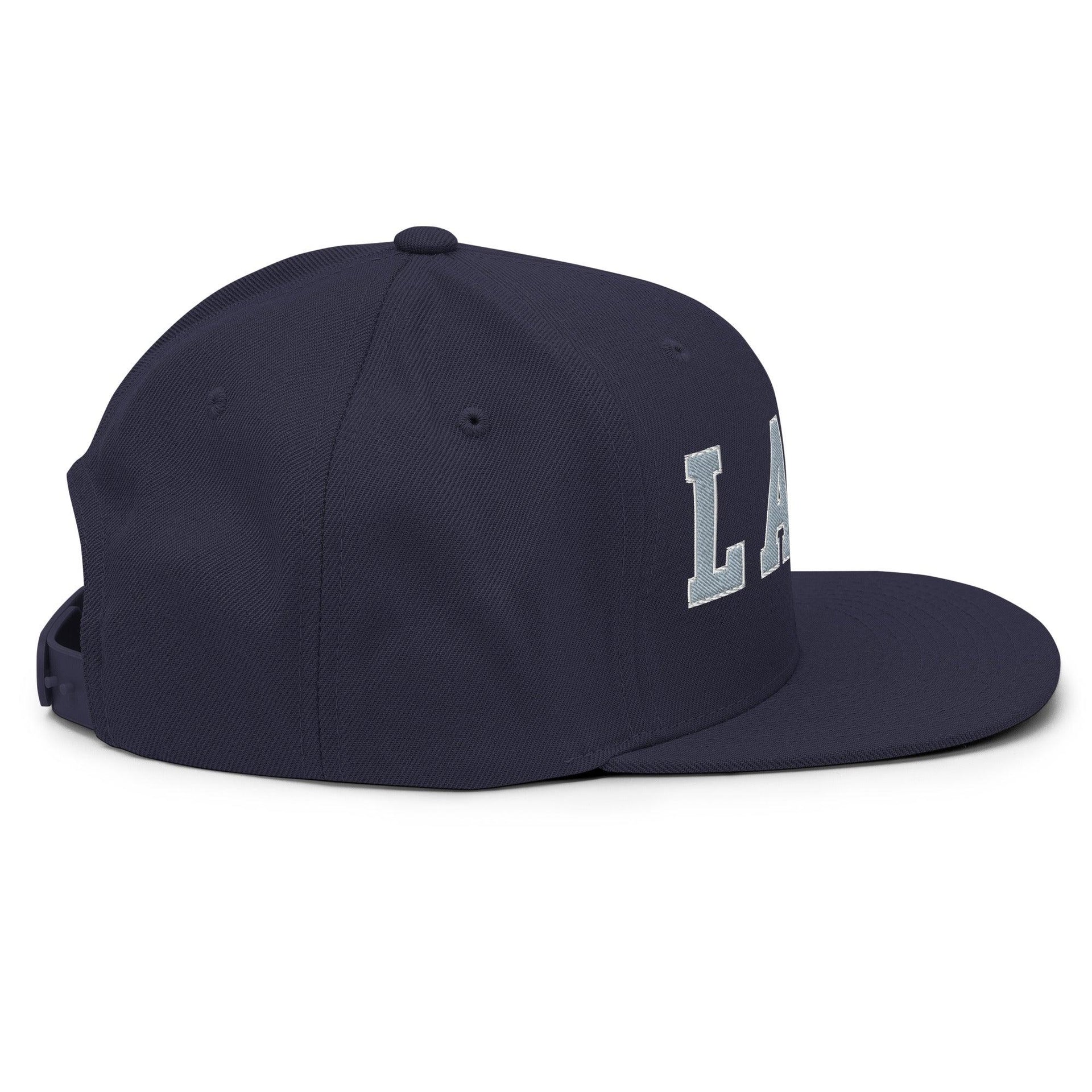 LAFD Los Angeles Fire Department Embroidered Flat Bill Brim Snapback Hat Capital Crowns Snapback Hats Work