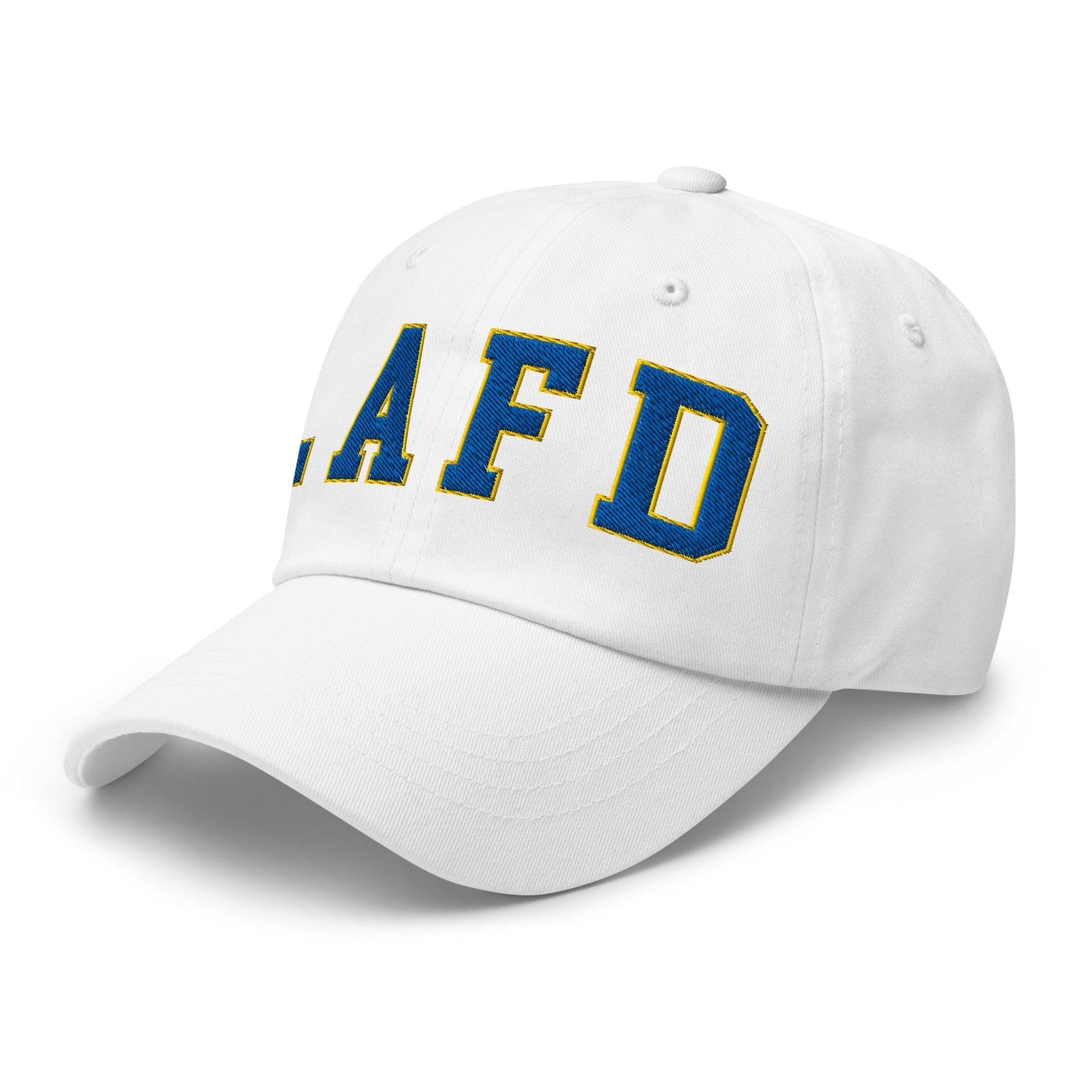 LAFD Los Angeles Fire Department Football Embroidered Dad Hat CA Capital Crowns Dad Hats Los Angeles