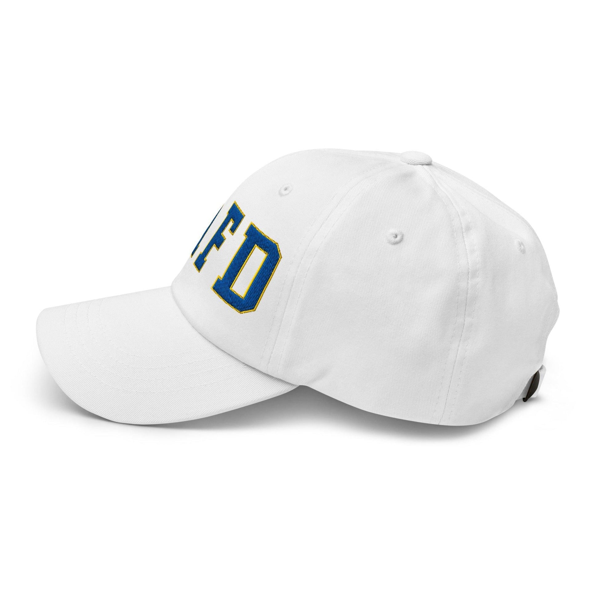 LAFD Los Angeles Fire Department Football Embroidered Dad Hat CA Capital Crowns Dad Hats Los Angeles