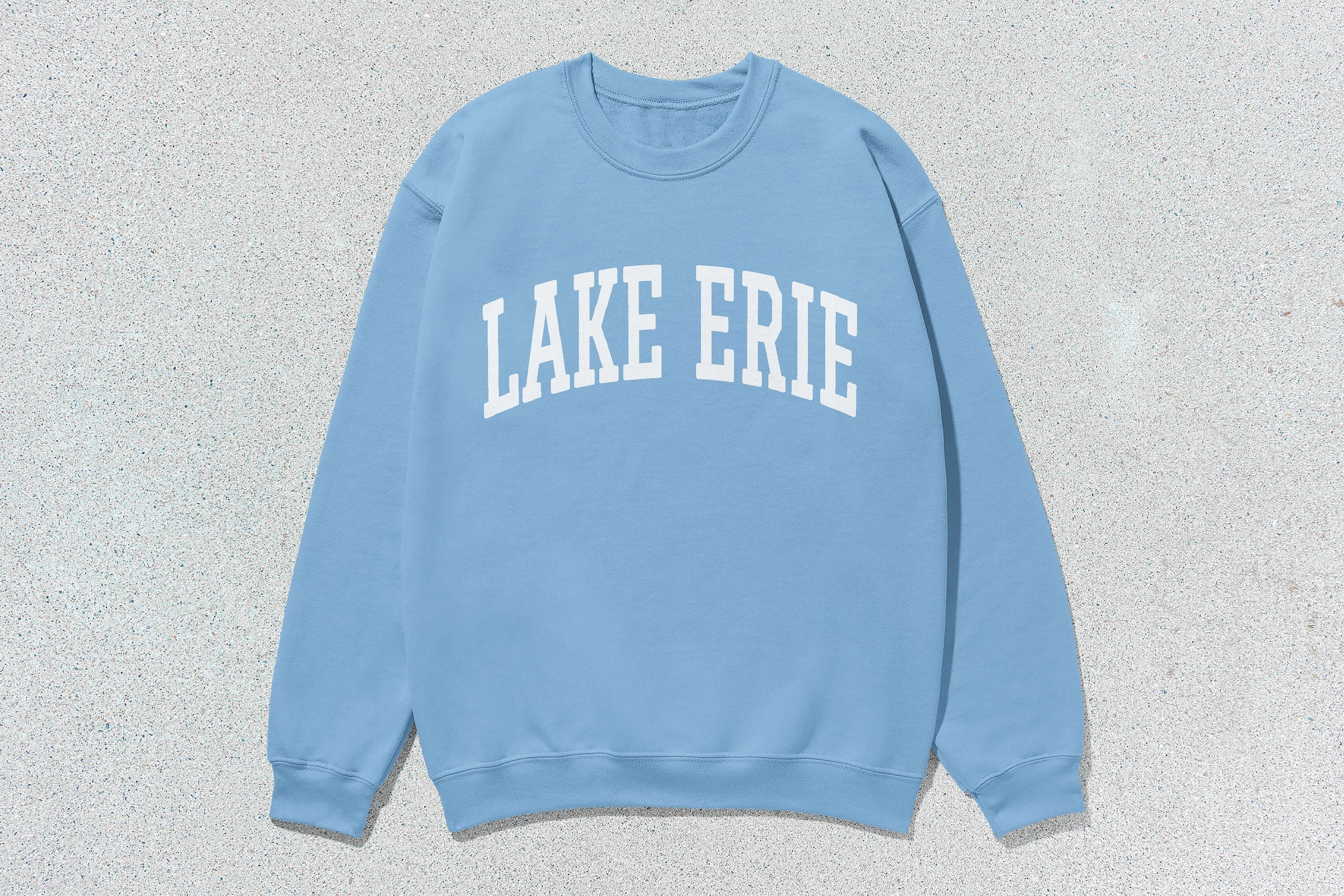 Lake Erie - Unisex Heavy Blend™ Crewneck Sweatshirt Blue Canada Canadian Great Lakes crewnecks great lakes hoodies sweaters