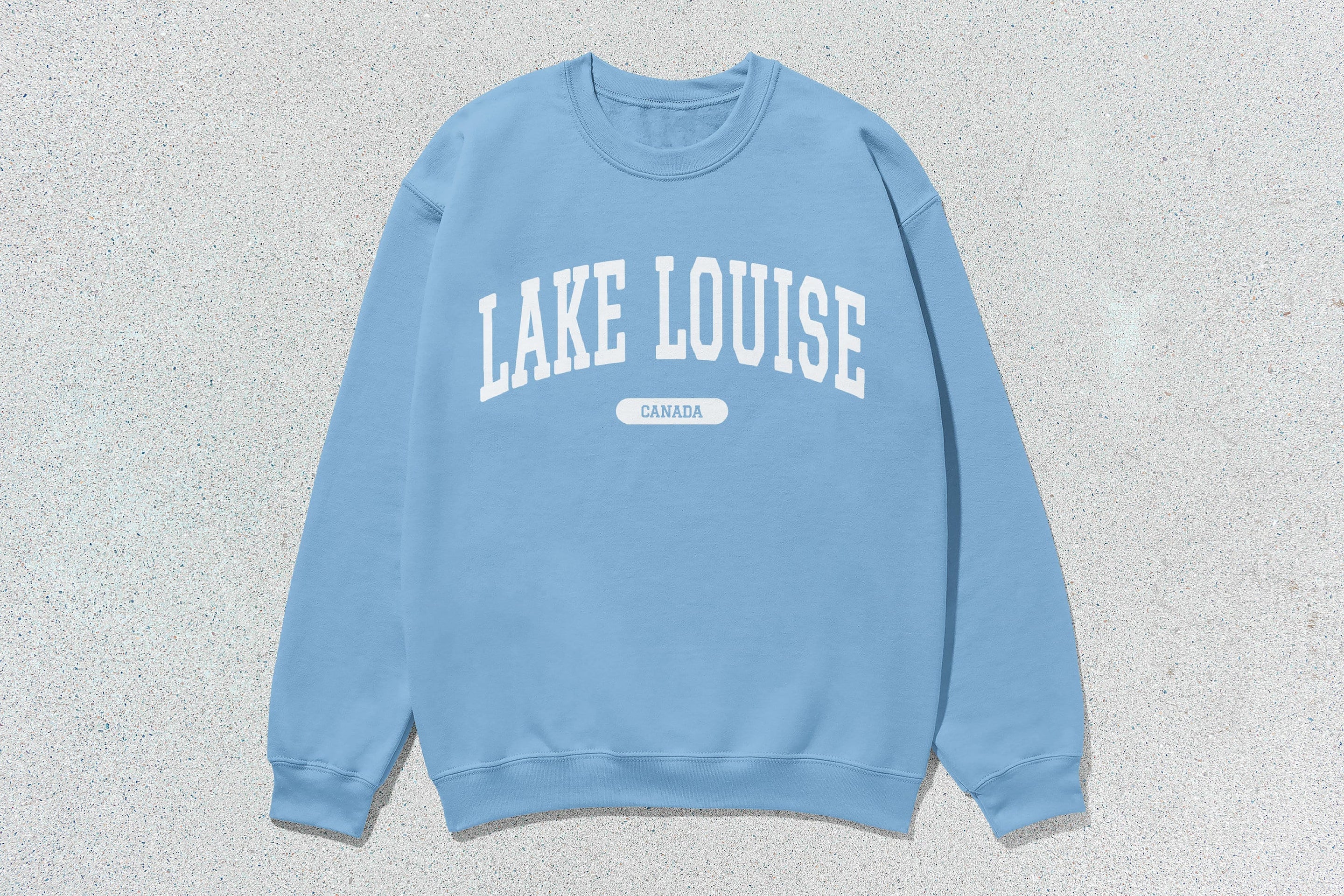 Lake Louise - Unisex Heavyweight Crewneck Sweatshirt Blue Canada Cities crewnecks hoodies sweaters