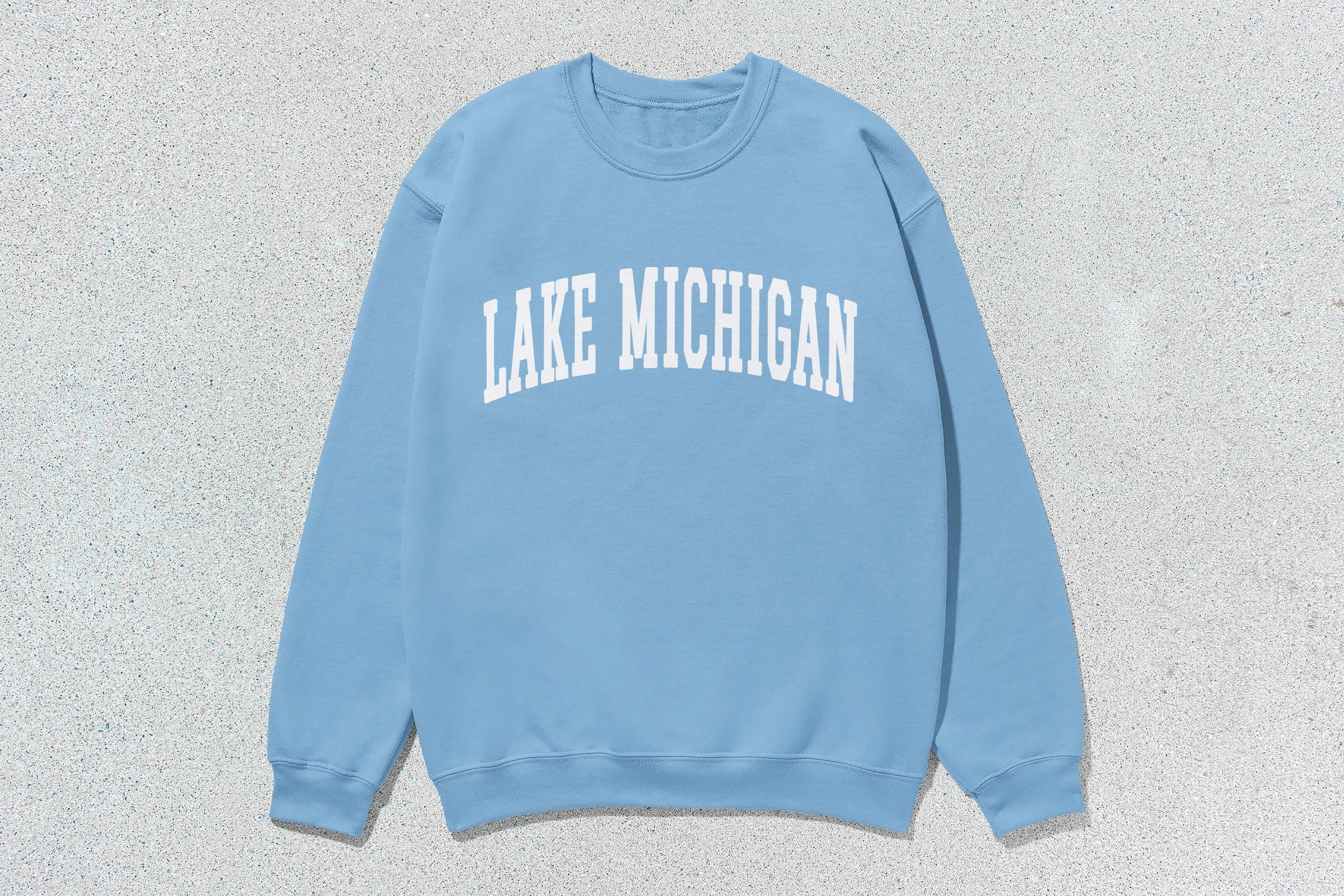 Lake Michigan - Unisex Heavy Blend™ Crewneck Sweatshirt Canada Canadian Great Lakes crewnecks great lakes hoodies sweaters