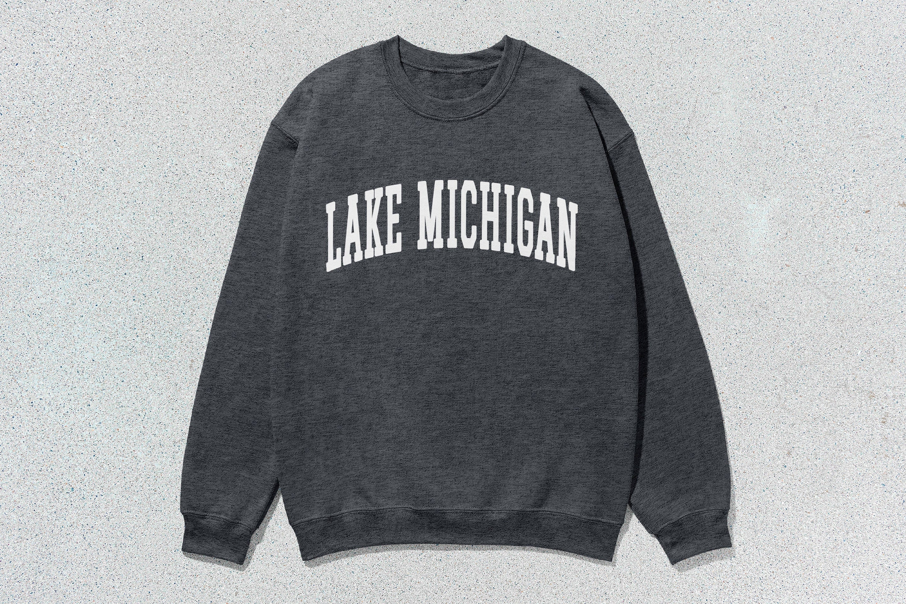 Lake Michigan - Unisex Heavy Blend™ Crewneck Sweatshirt Canada Canadian Great Lakes crewnecks great lakes hoodies sweaters
