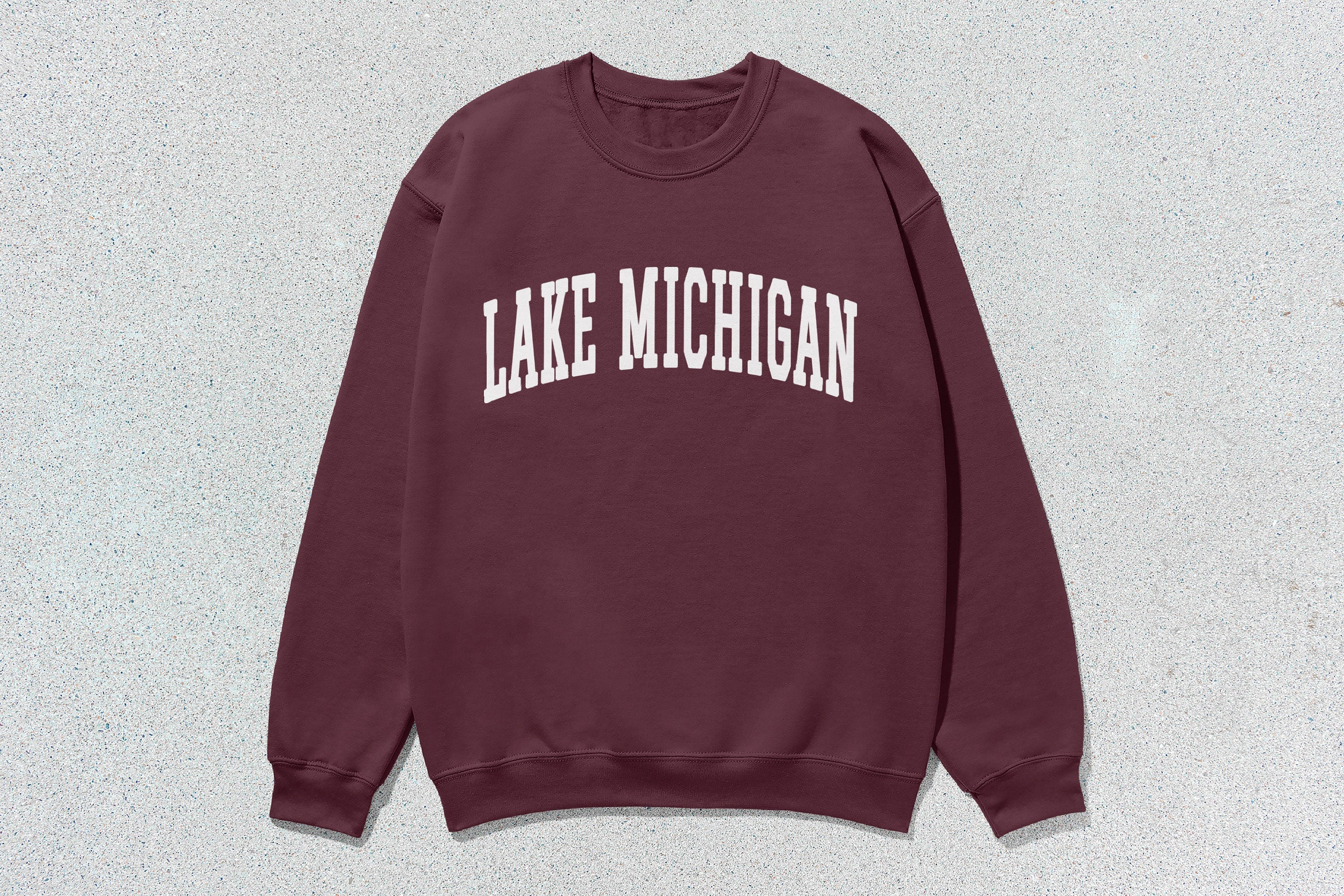 Lake Michigan - Unisex Heavy Blend™ Crewneck Sweatshirt Canada Canadian Great Lakes crewnecks great lakes hoodies sweaters