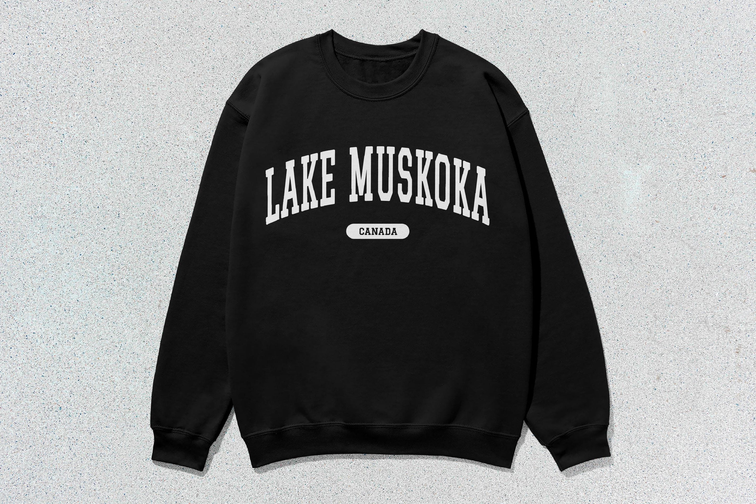 Lake Muskoka - Unisex Heavy Blend™ Crewneck Sweatshirt Black Canada Cities crewnecks hoodies sweaters