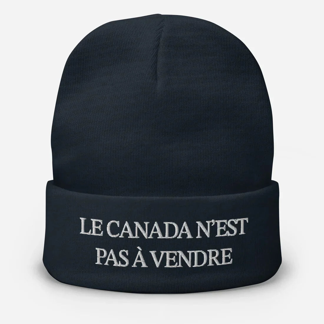 Le Canada n’est pas à vendre tuque Black Pompon Canada Canada Is Not For Sale