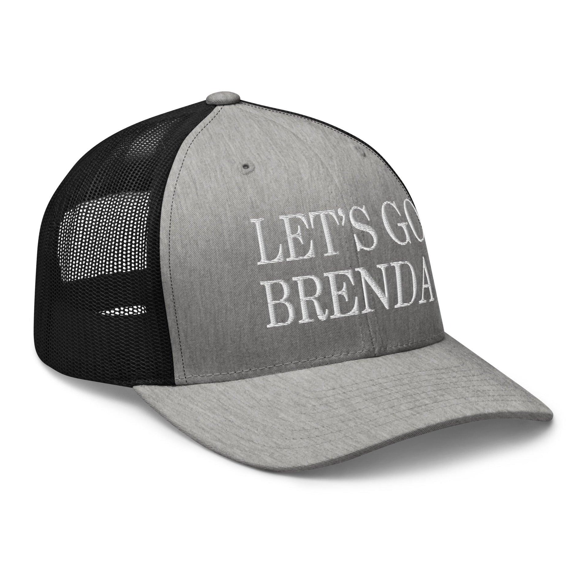 Let's Go Brenda Retro Trucker Hat Capital Crowns Conservative LADs Make Again Trucker Hats
