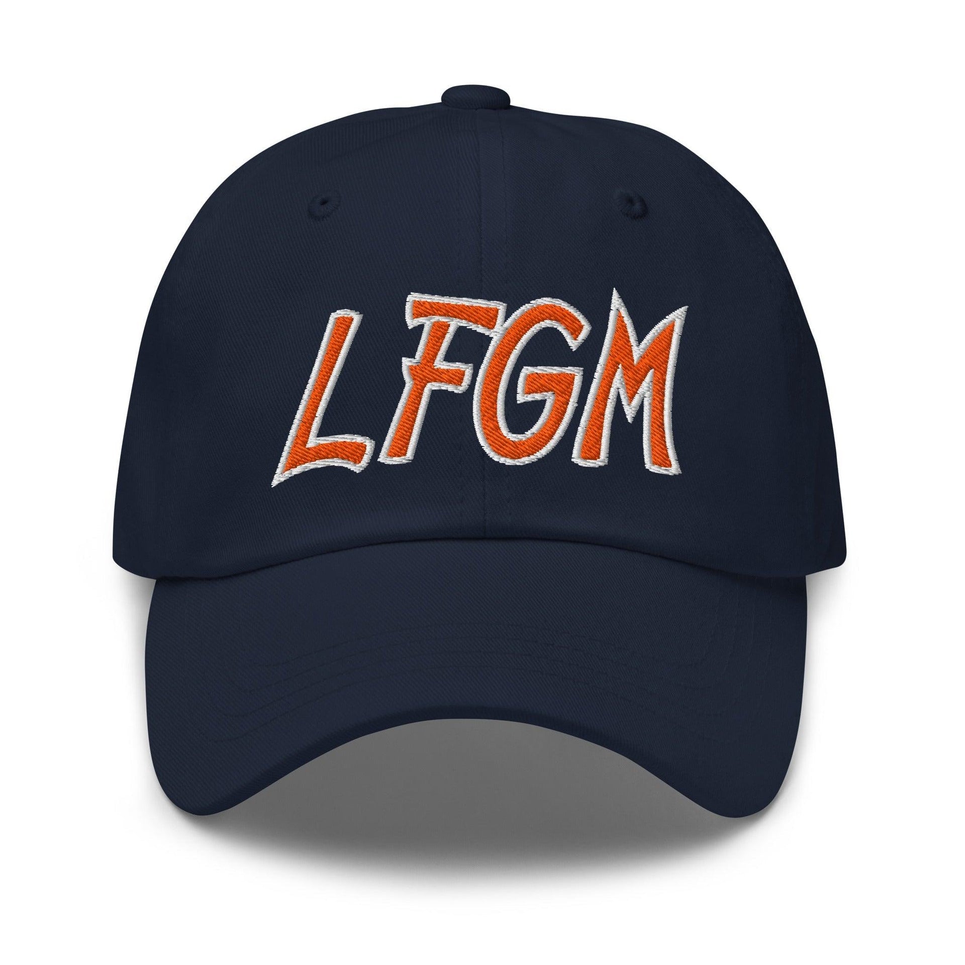 LFGM New York Baseball Embroidered Dad Hat Default Title Baseball Capital Crowns Dad Hats